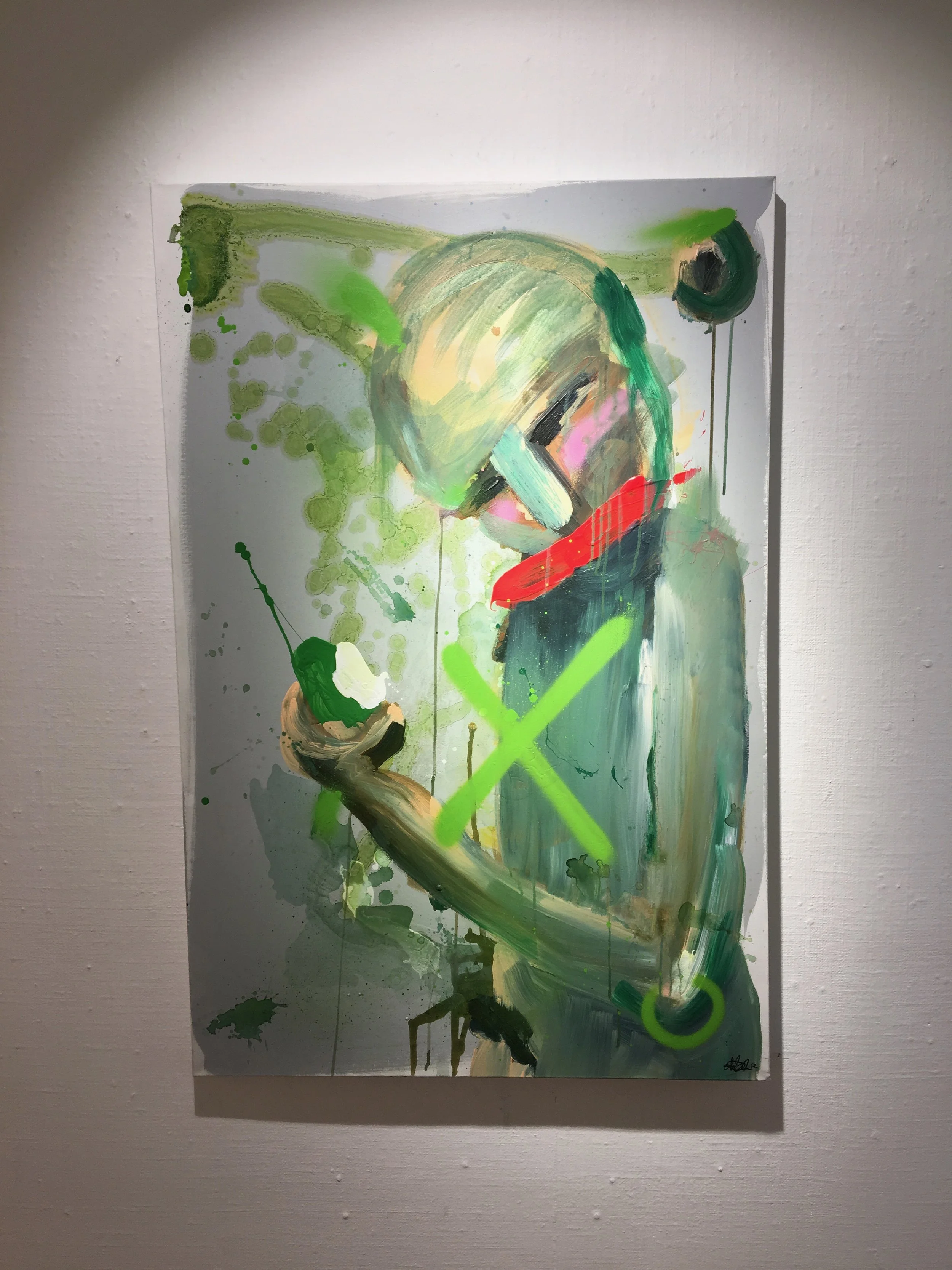 "Naken med pære" SOLGT