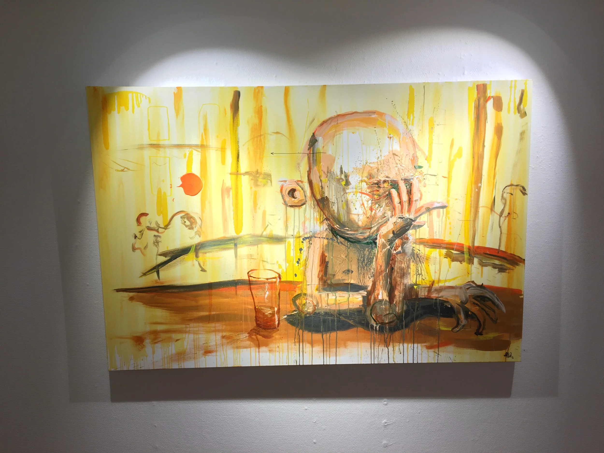 "Halvfull og halvtom" SOLGT