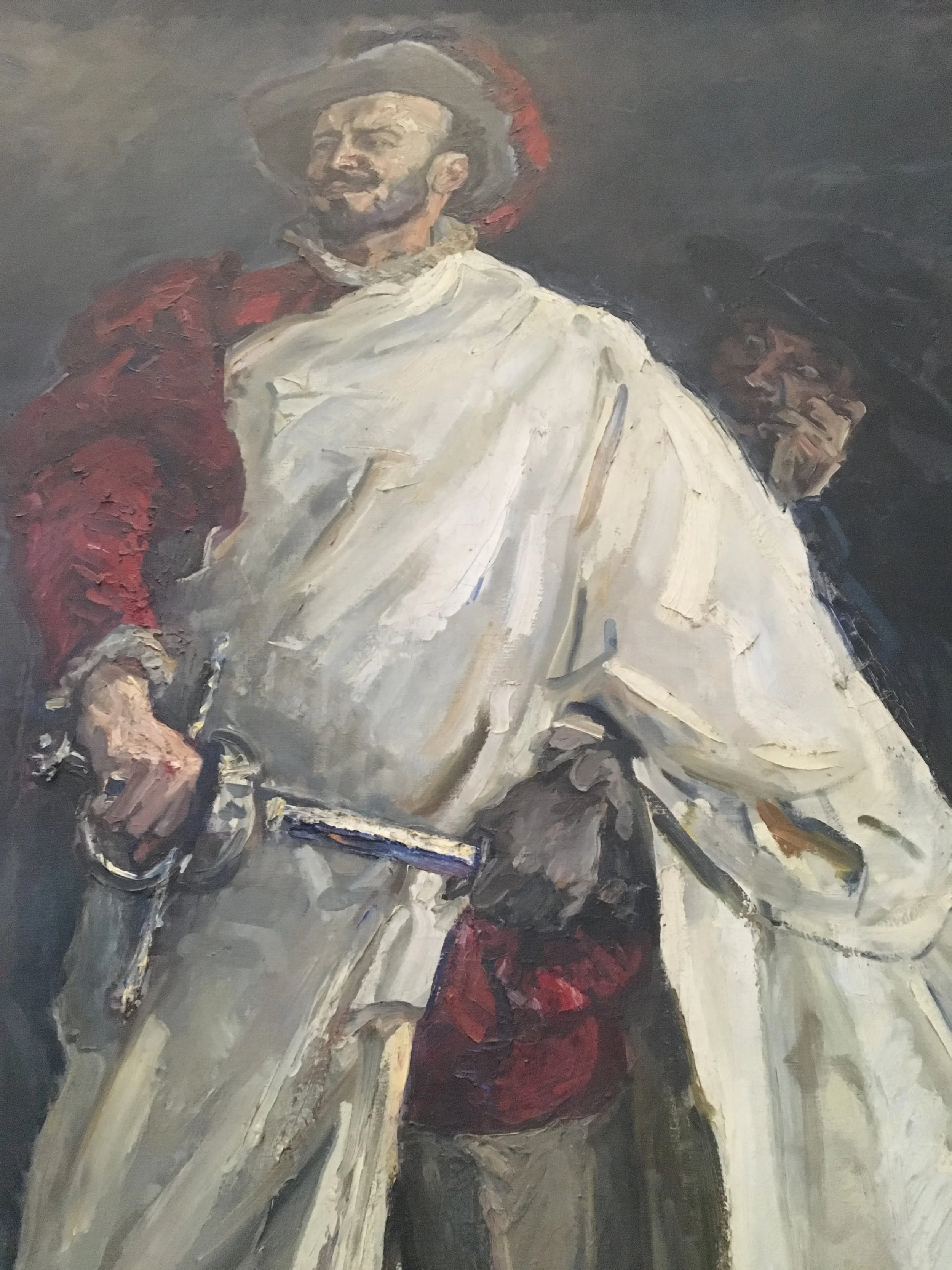 Digger måten malingen er lagt på her. Spesielt på sverdet.