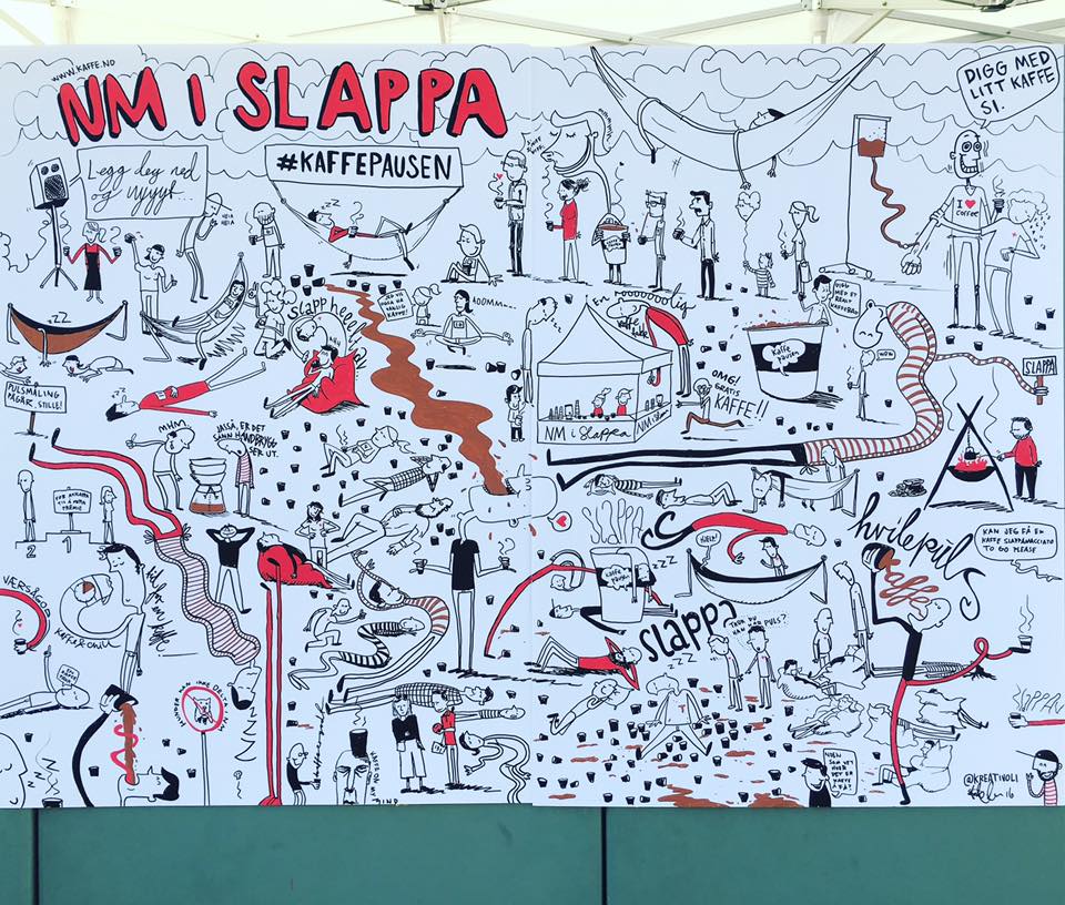Fra NM i Slappa på Aker Brygge sensommeren 2016. 