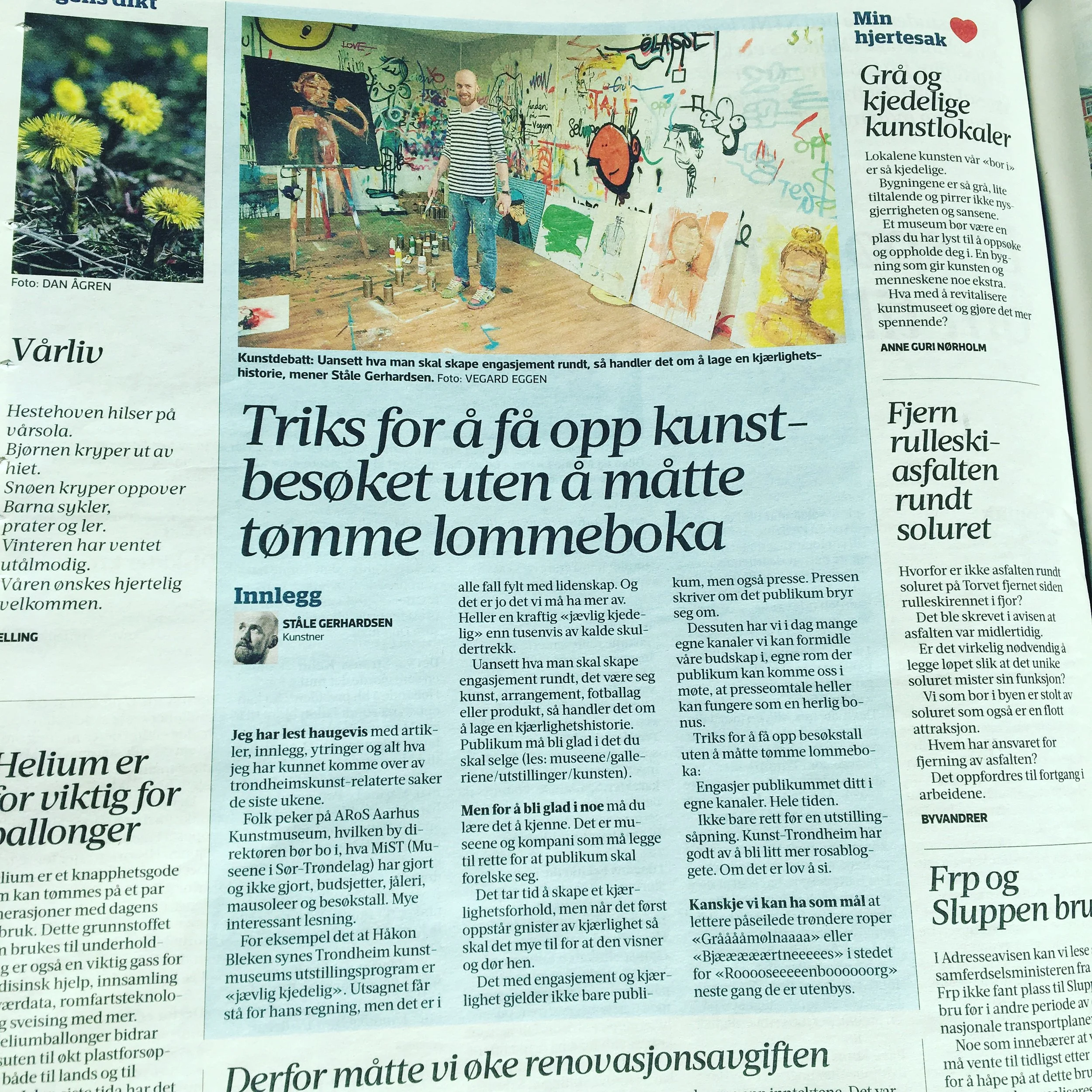 Faximile Adresseavisen.