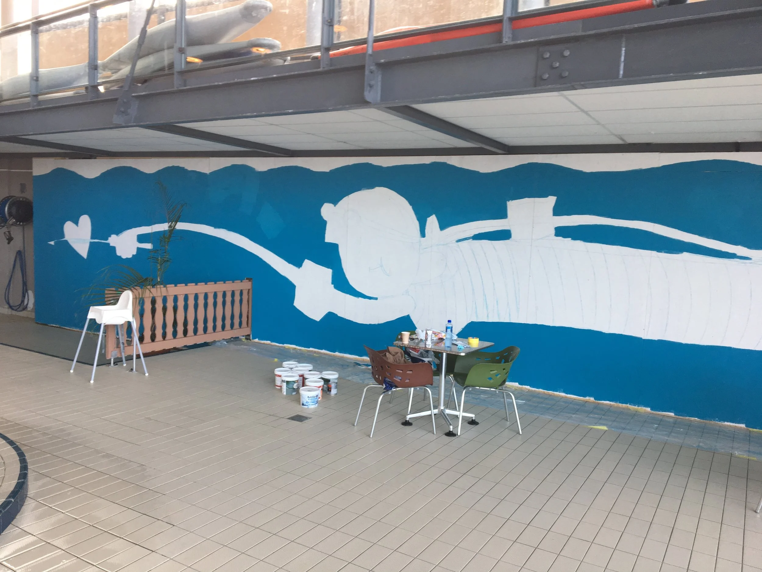 Den største fargeflaten er dekket. Bare resten igjen.&nbsp;