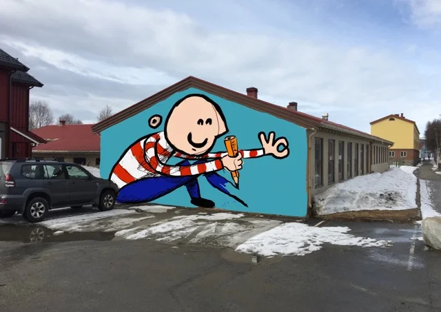 Jeg er så glad jeg har iPad og Apple pencil. Det gjør det så lett å skissere.