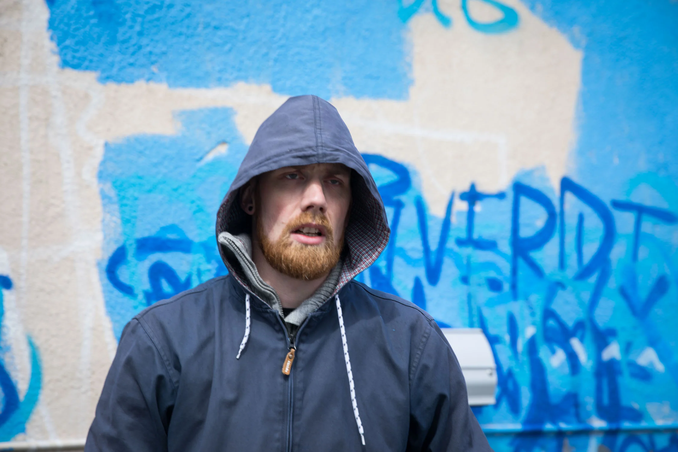 Dagen før jeg malte arbeidet jeg 20 av 24 mulige timer, så jeg var en smule kokt under hele maleprosessen (som tok 6 timer).