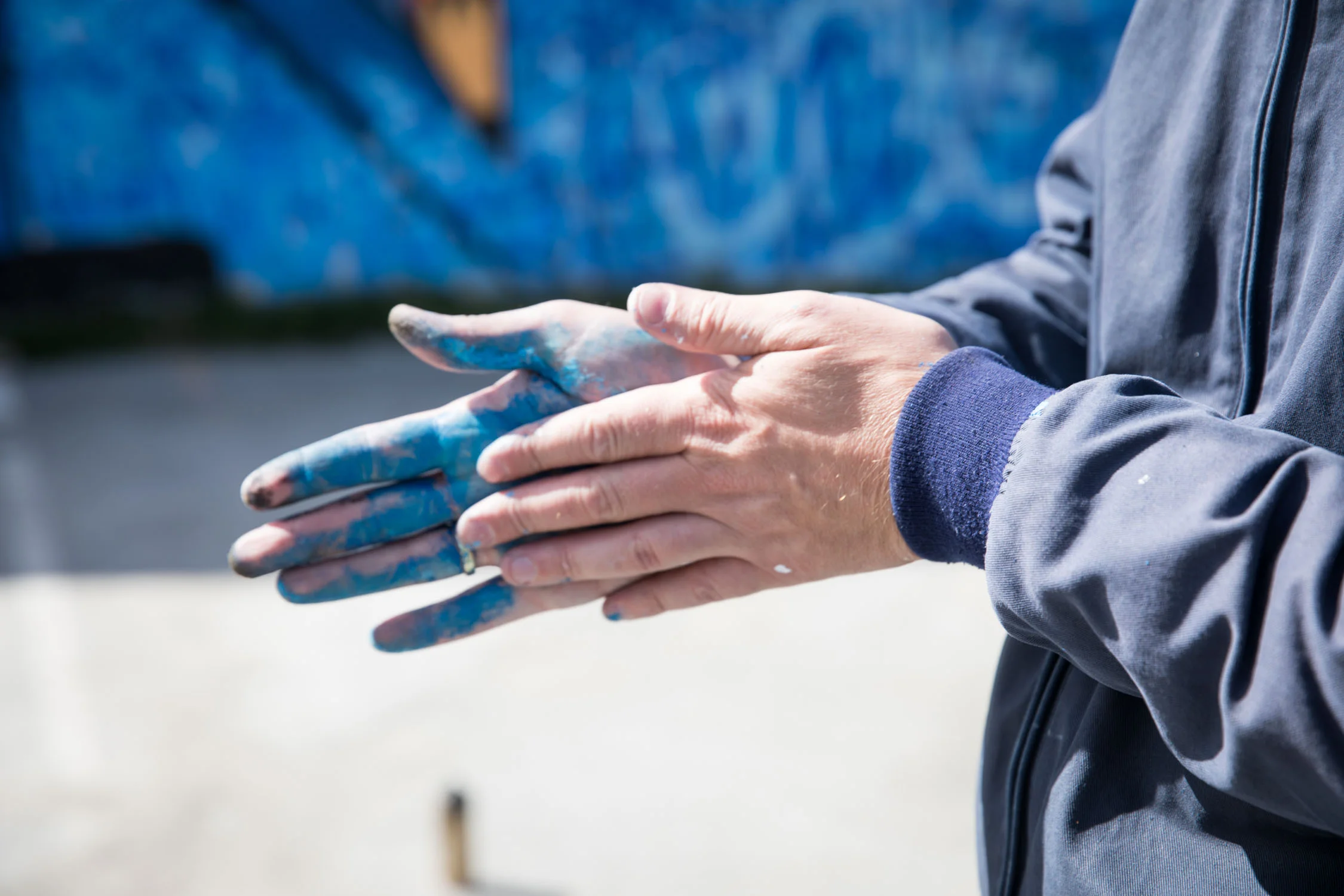 Imaginær vasking i løse luften.