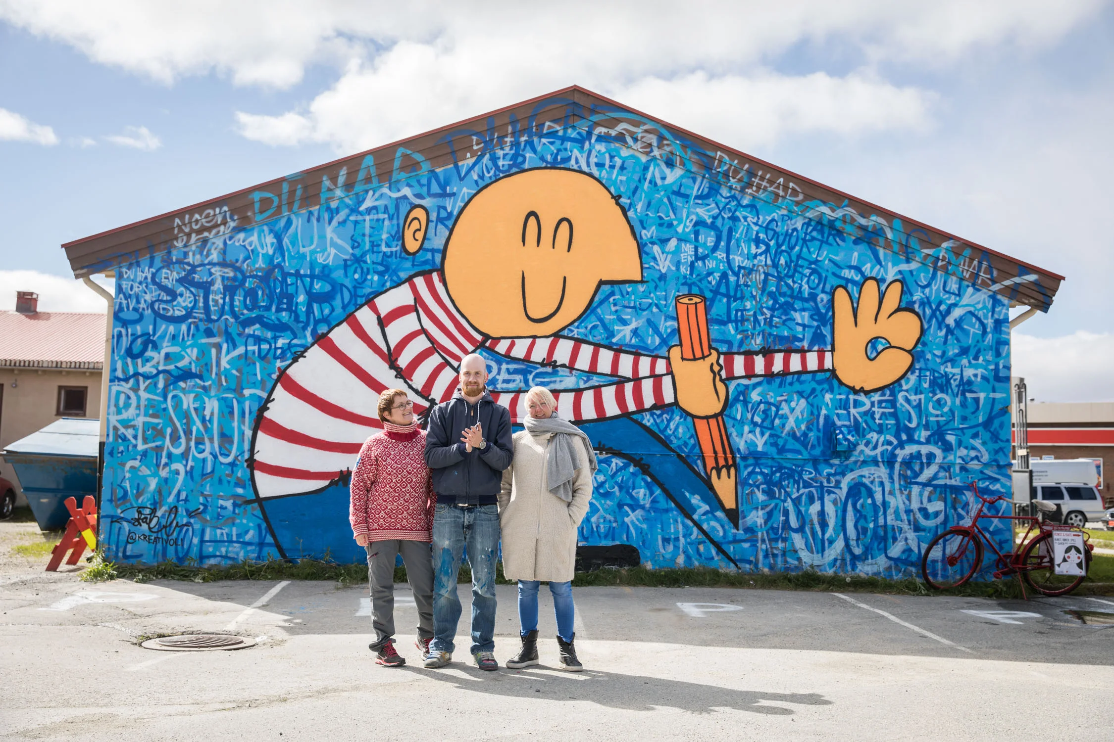 Ferdig vegg. Ferdig kunstner. Fine gallerister.&nbsp;