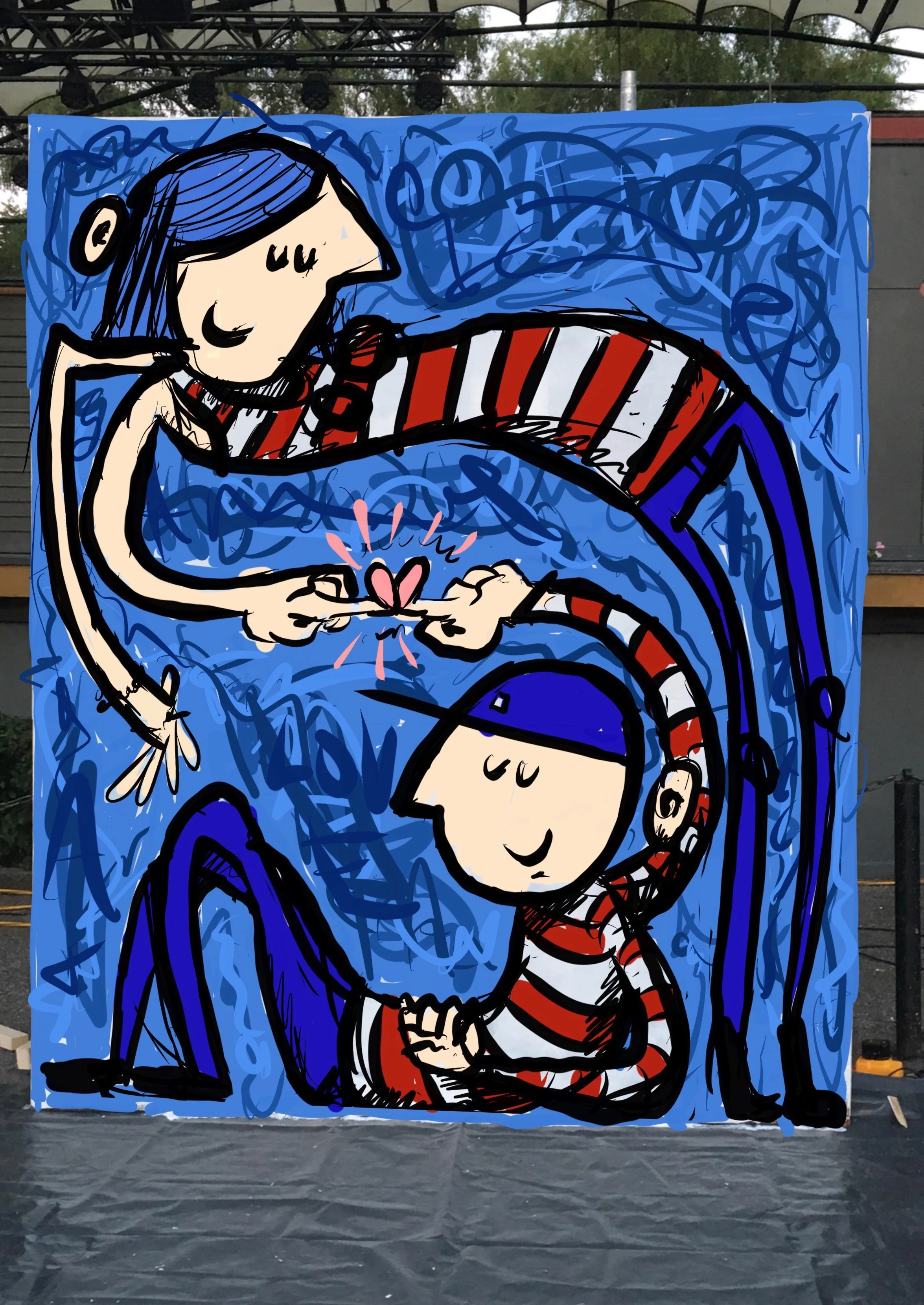 En kjapp skisse på samme idé. 