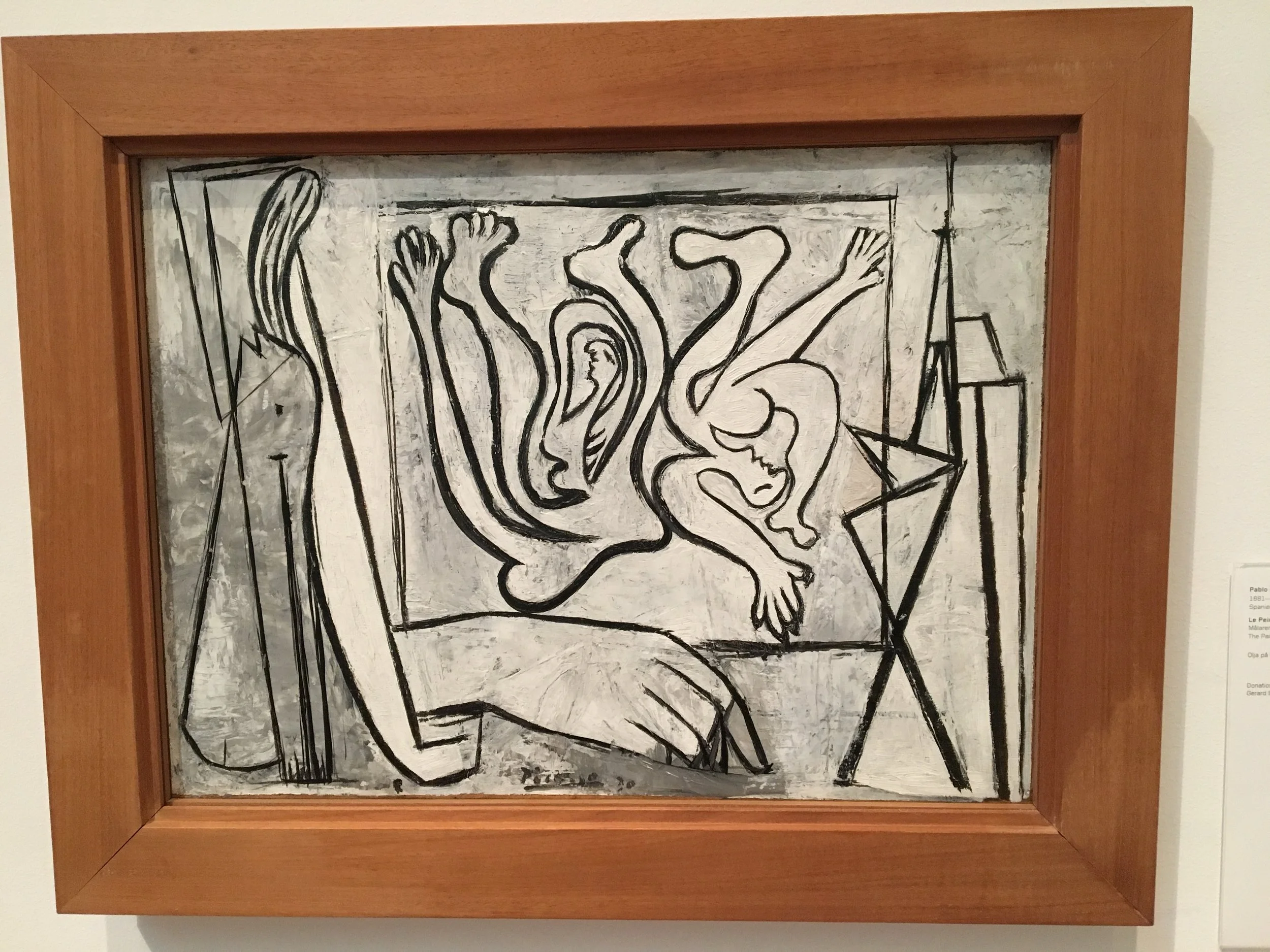 Jeg har nettopp lest ferdig en bok om Picasso, så det passet glimrende å se no snacks live. 