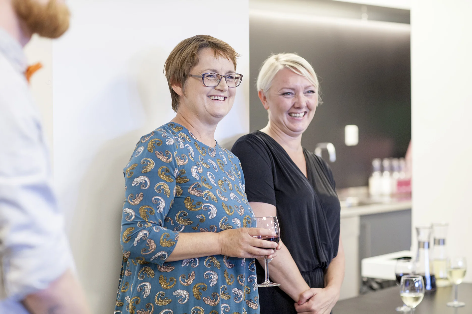 Sigrid og Ellen. Umulig å ikke bli glad i de galleristene der. 