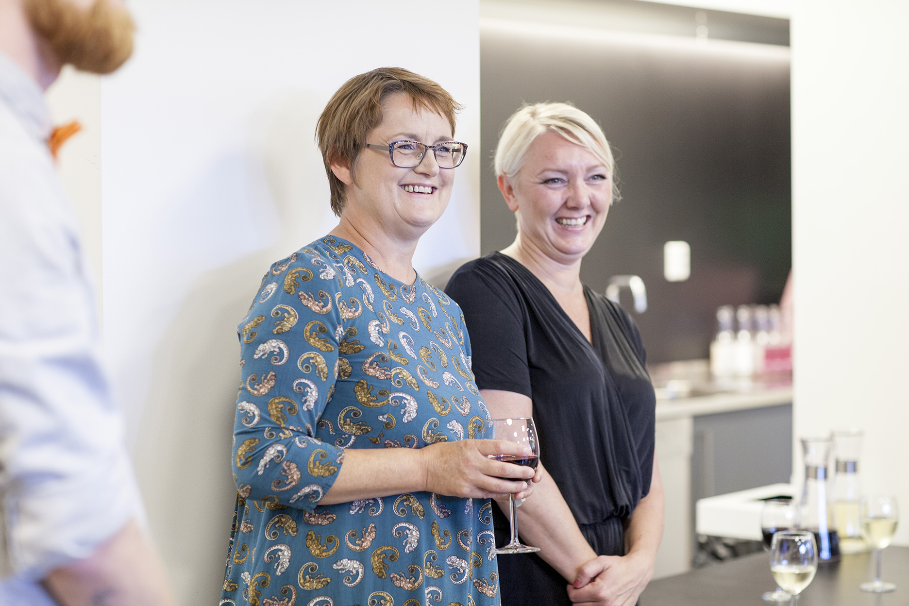 Sigrid og Ellen. Umulig å ikke bli glad i de galleristene der. 