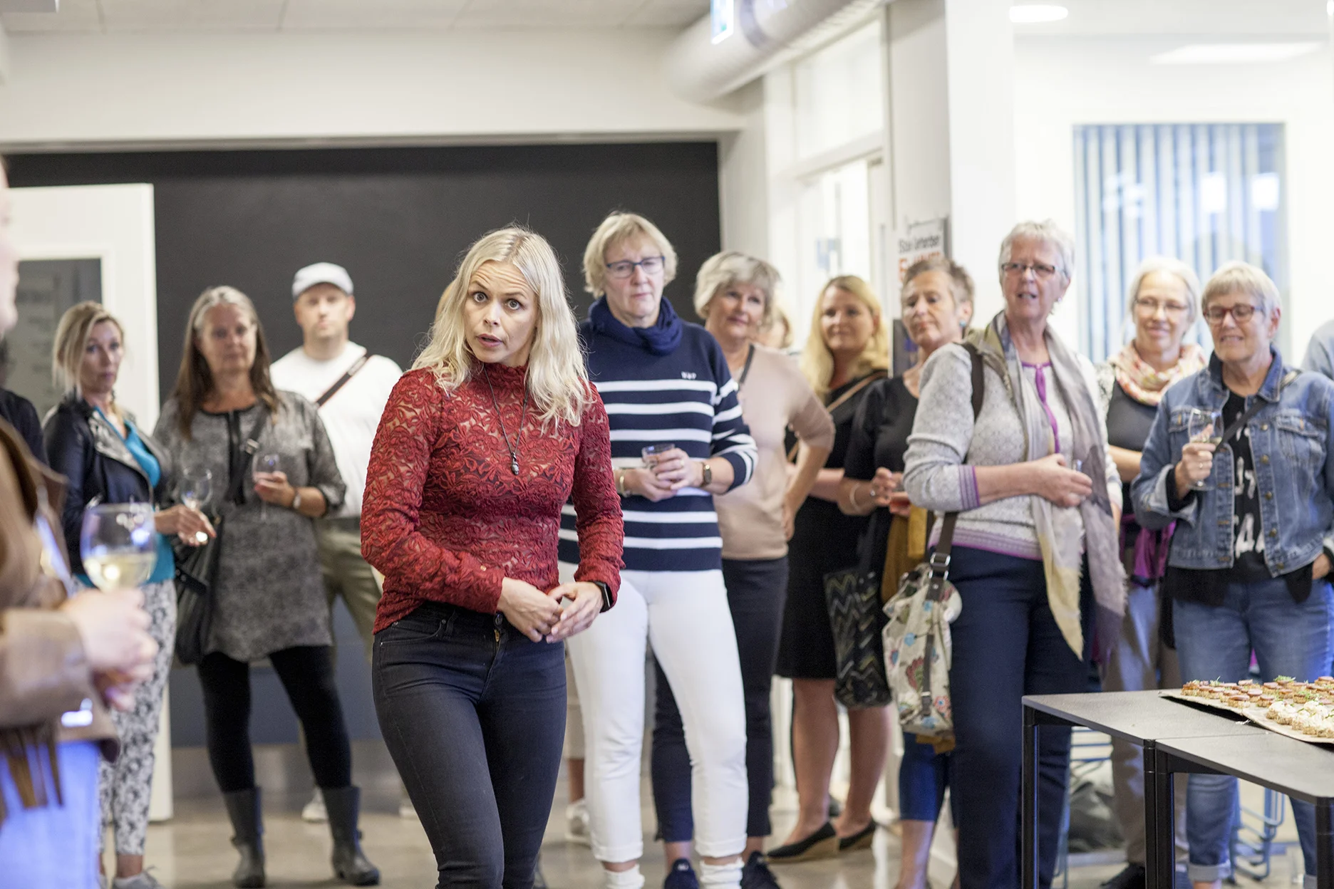 Evy midt i "Syndefallet". 