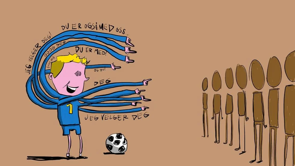 Elle melle deg fortelle