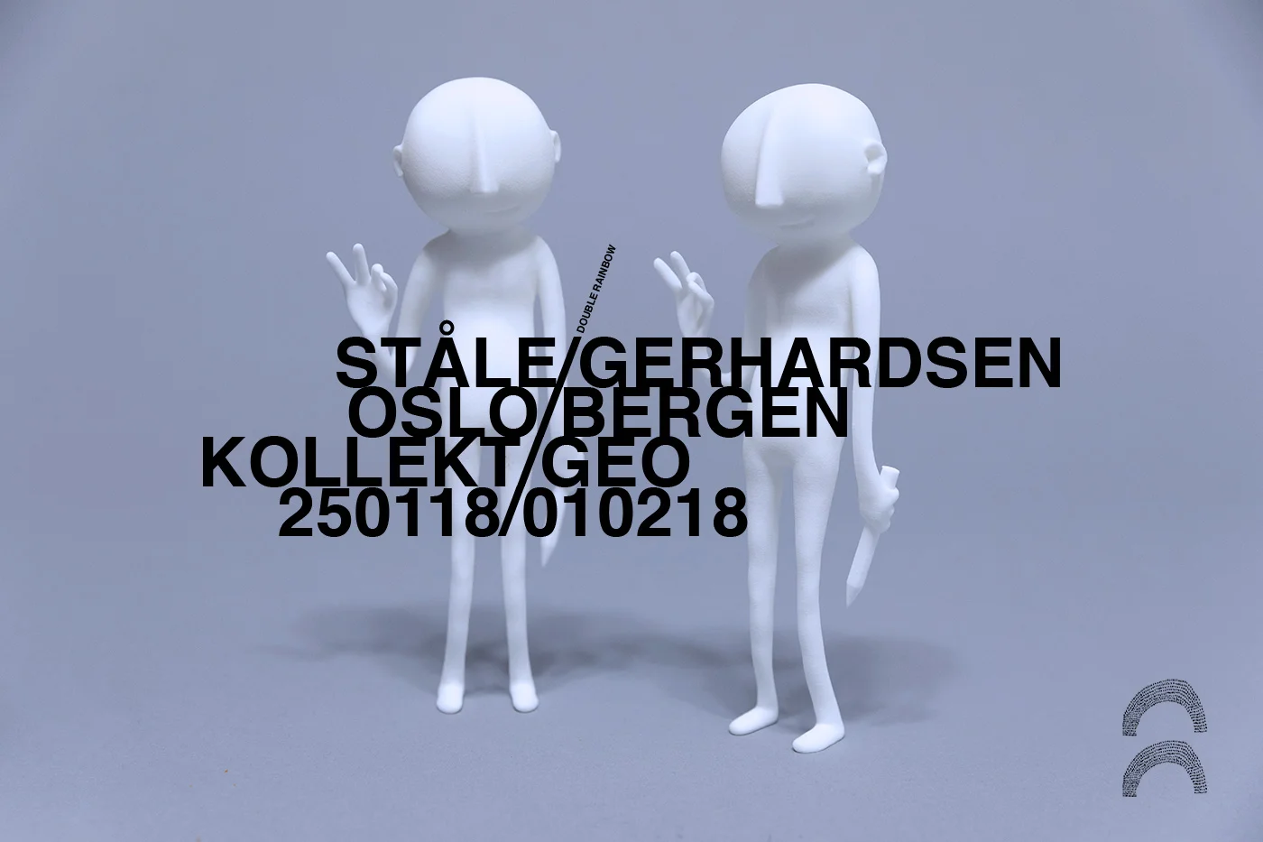 Double Rainbow - én utstilling, to byer