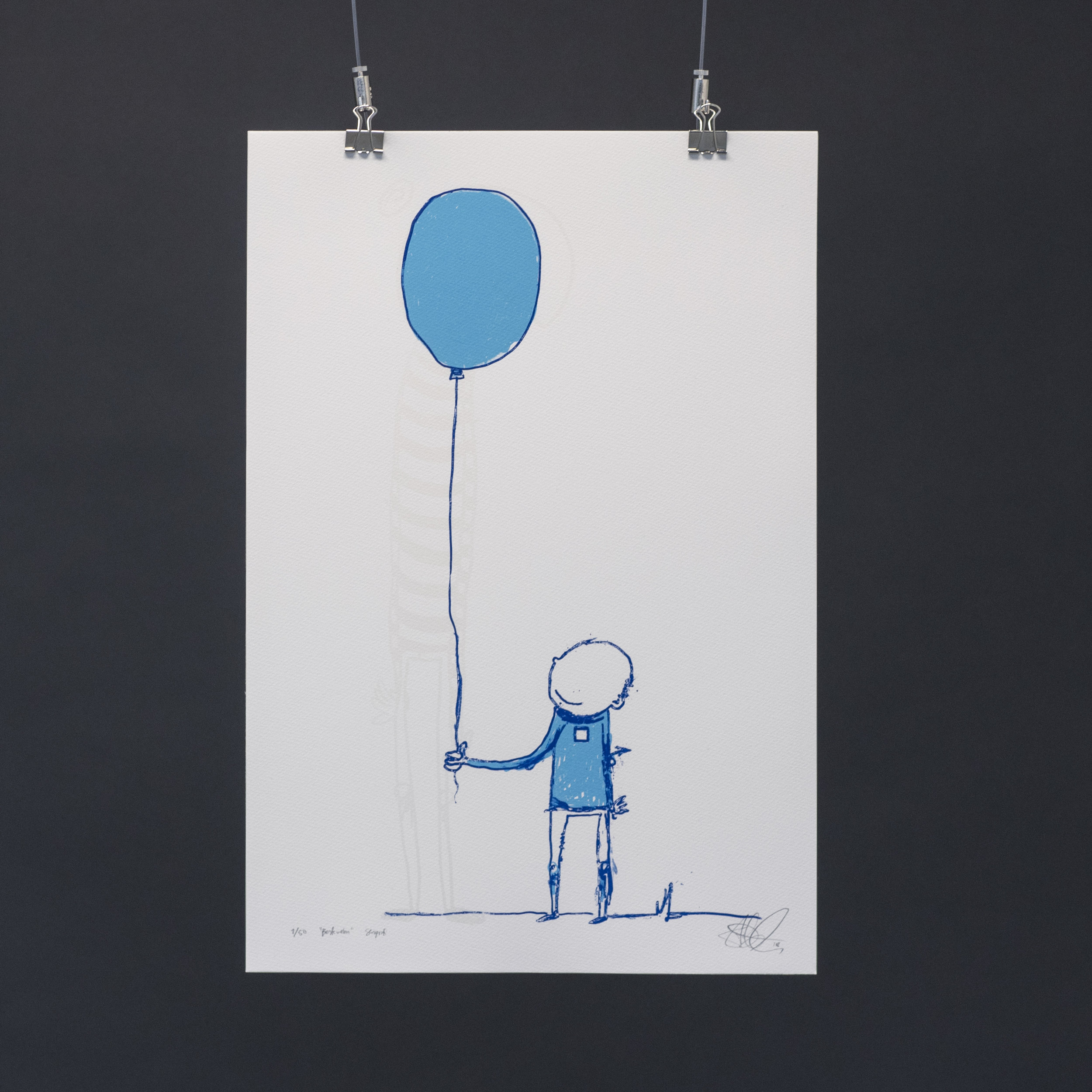 Bestevenn (blå variant, selvlysende)