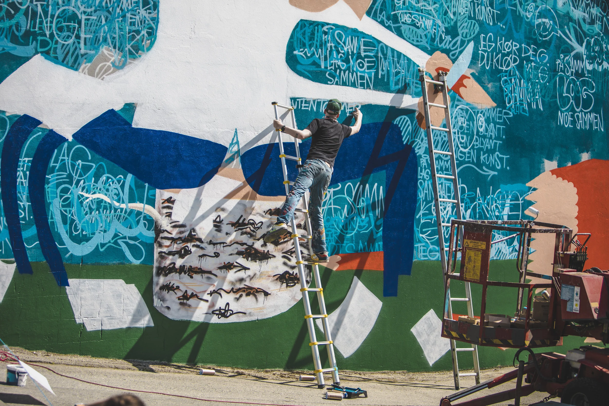 Stige i bakke er ikke dritlett men det går.