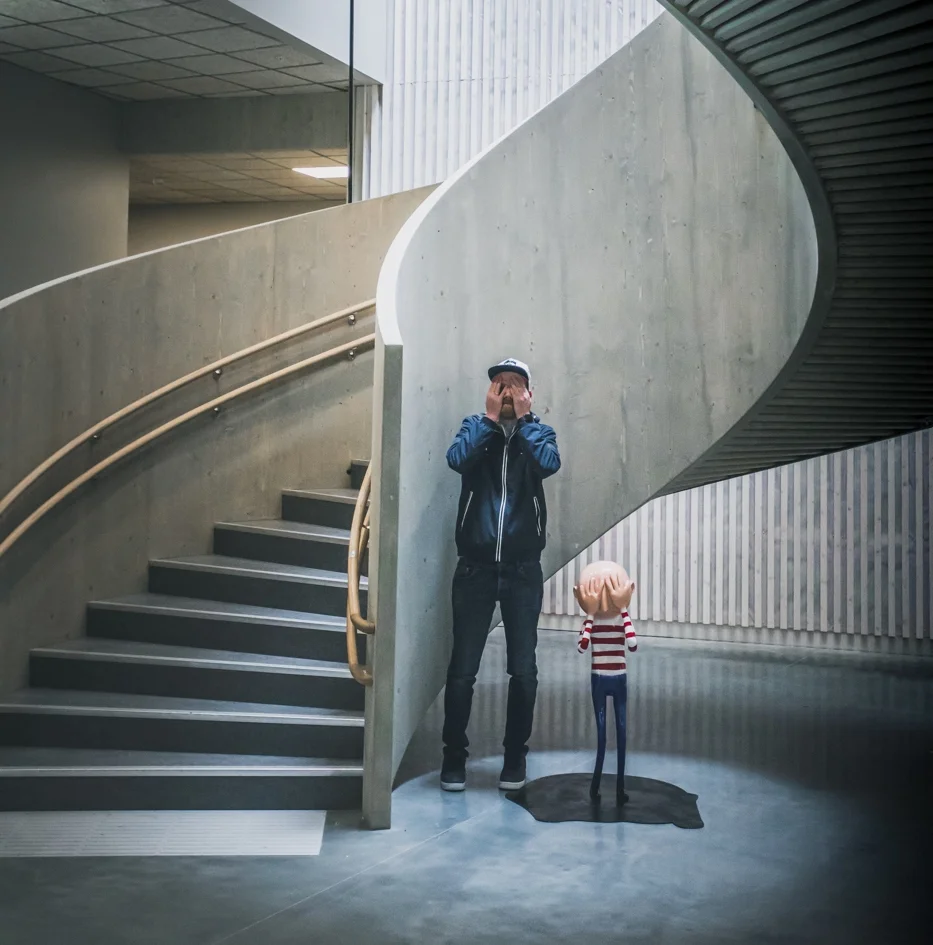 Utsmykning på nye Lade skole