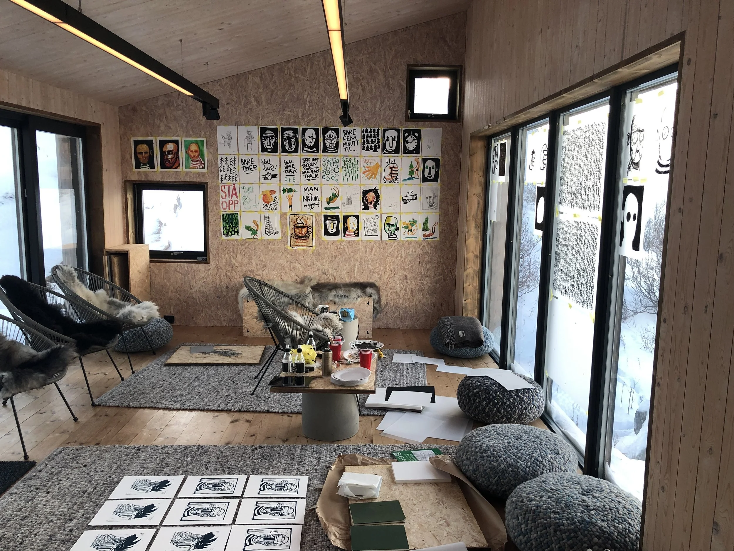 En uke som Artist in Residence på Fleinvær Fordypningsrom