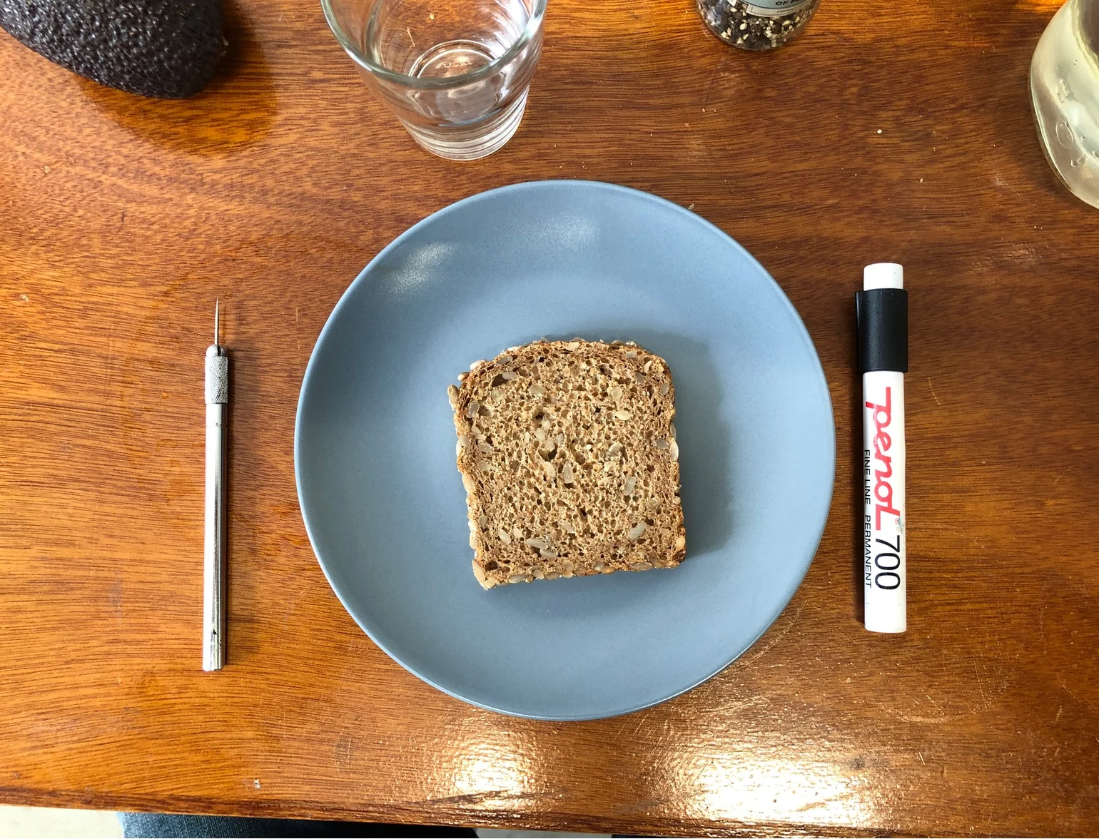 Var så inspirert at selv lunsjen ble av det skapende slaget.