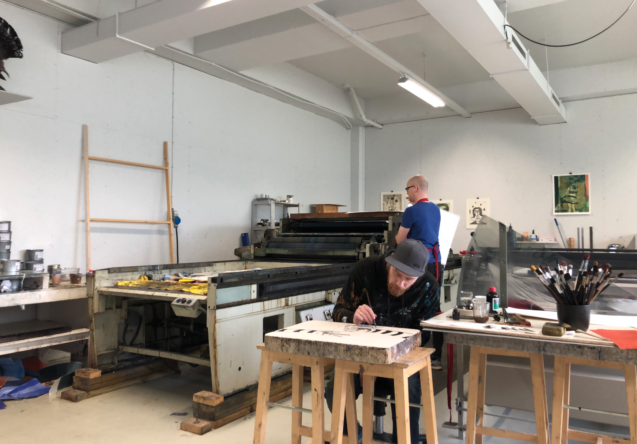 Dag to startet med å gå rett i arbeidsmodus