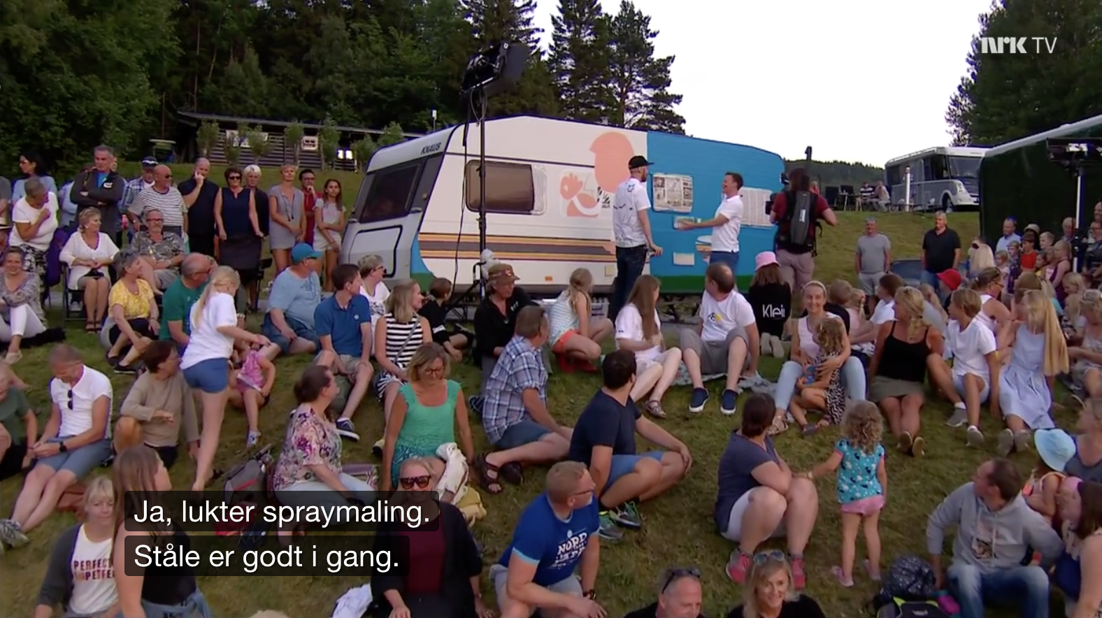 Camping med NRK