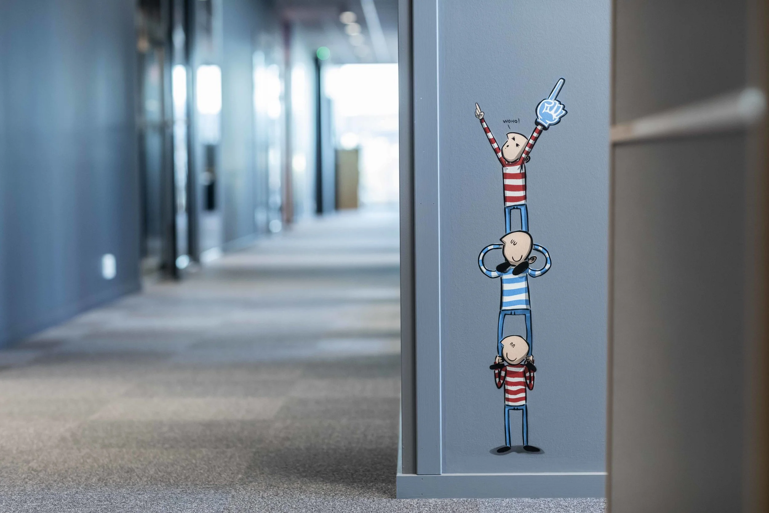 Utsmykning av kontorlokaler for Sticos