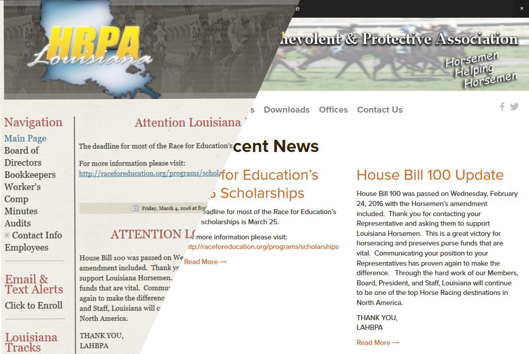 New Website for LAHBPA.org