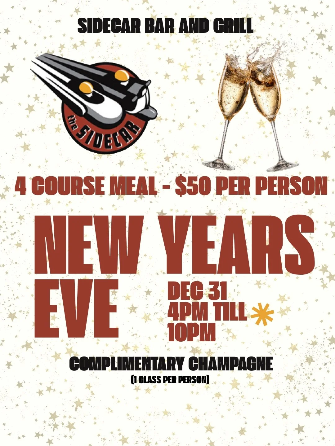 NEW YEARS EVE DINNER