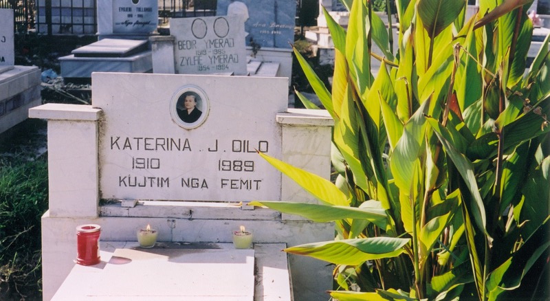 Bill's mother's grave in Politsani, Albania.