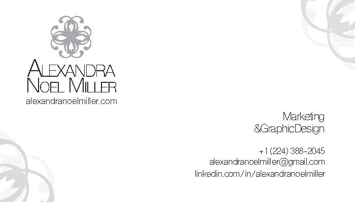 Alexandra Noel Miller Business Card