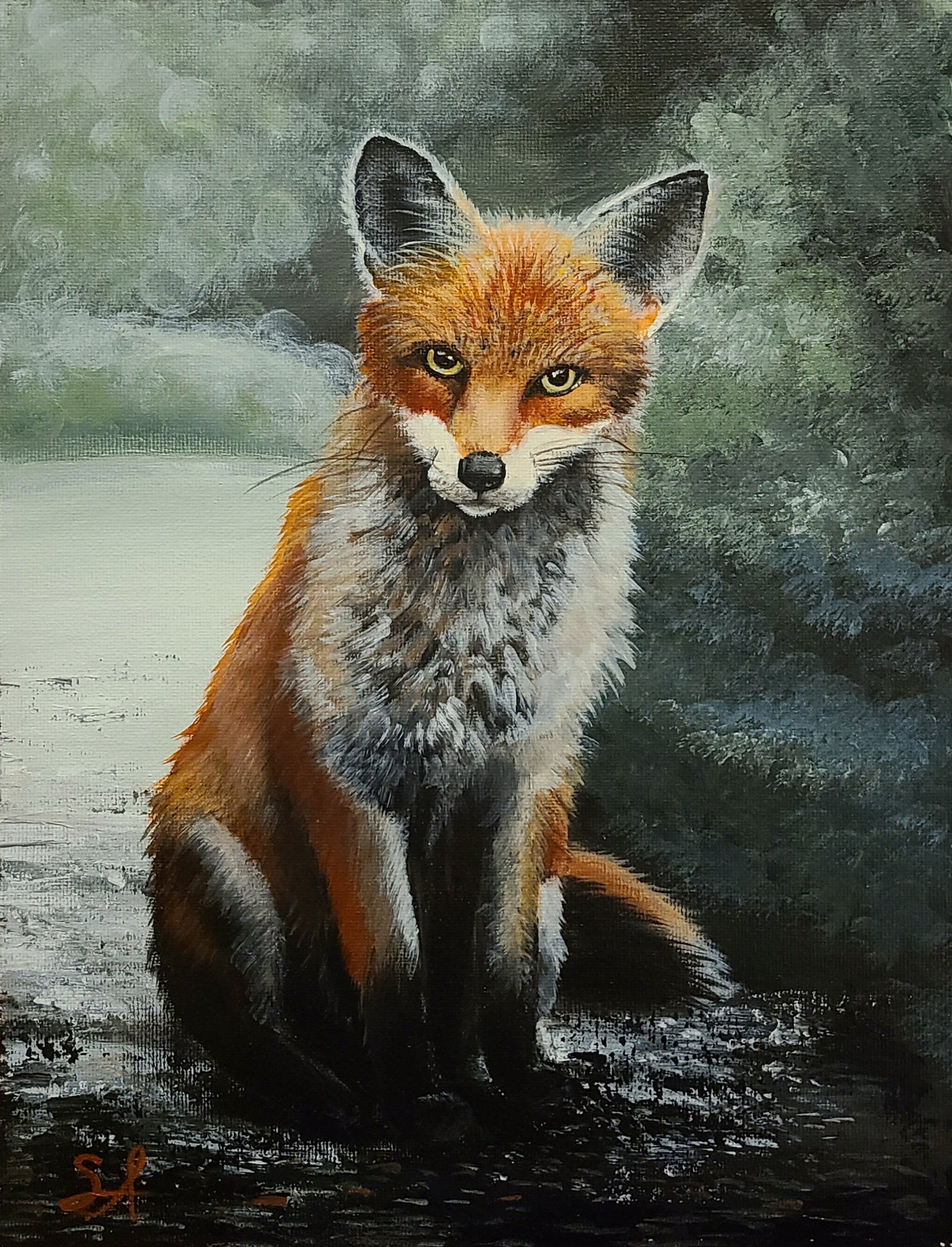 Cute Red Fox - My Painting.jpg