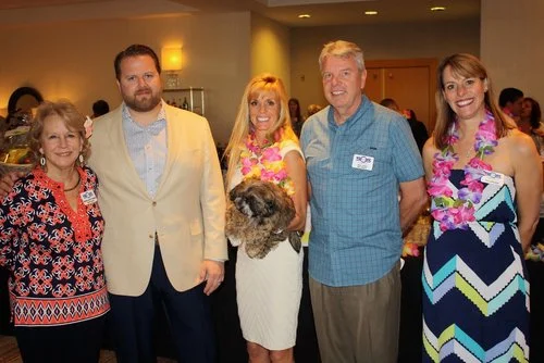 Pam Mullarkey Robbins, Ben Wuerffel, Nicole Ferreira with Jack, Paul Price and Kimberly Deas gather at the 2017 Grand Anchor Gala.