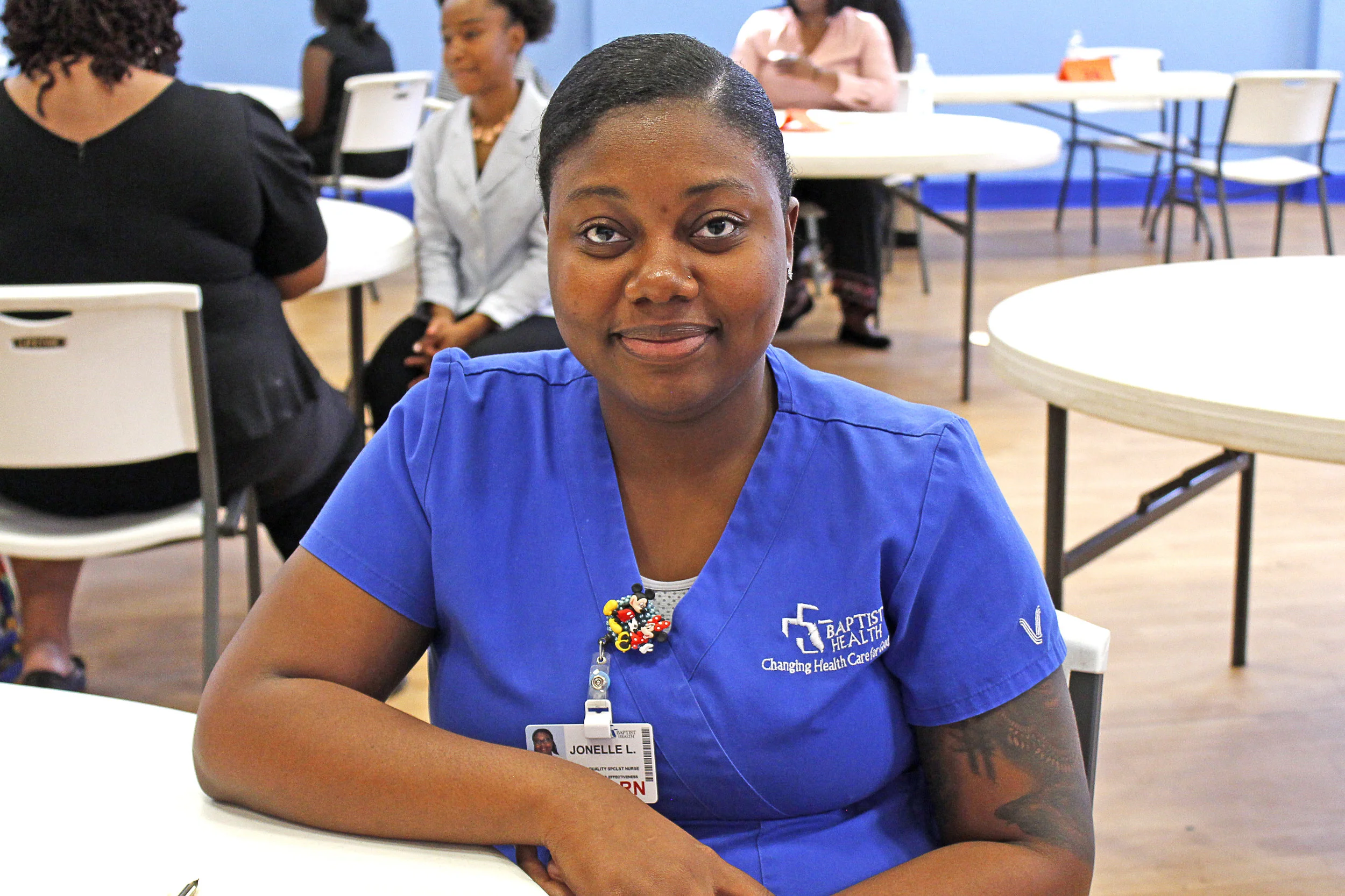 Jonelle is a Registered Nurse with Baptist Health, she is also a mentor for Tipping The Scales.