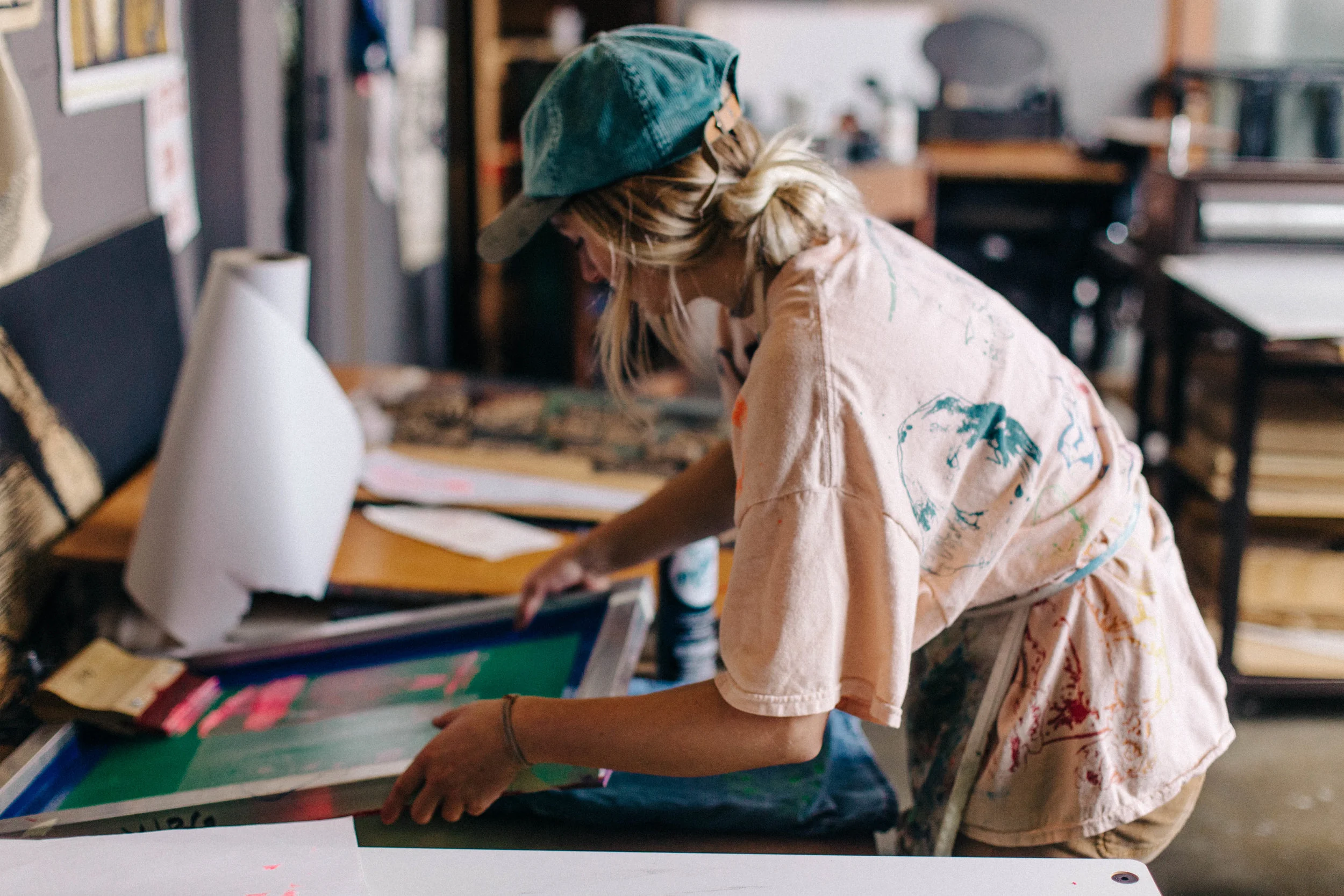 T-Shirt Screen Printing with Virginia Sitzes