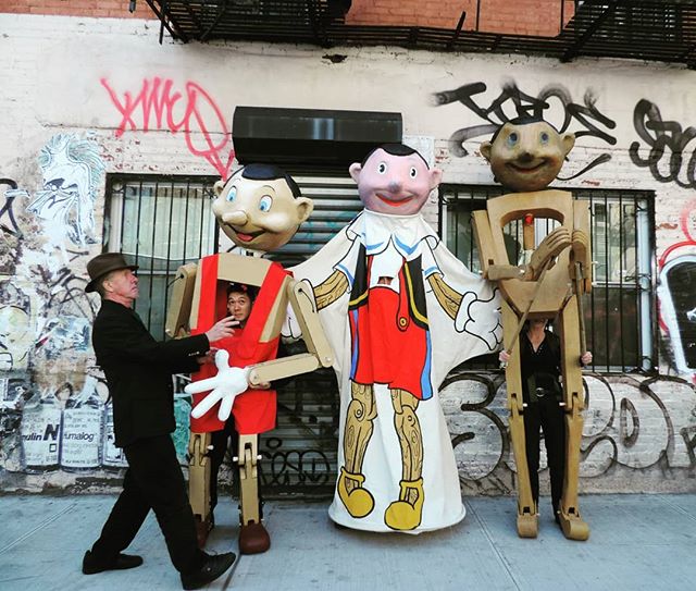 Happy #worldpuppetryday 
Throw back to Six Characters: a family album, by Theodora Skipitares at La MaMa. With Cathy Shaw, Thomas Walker, and Jan Leslie Harding