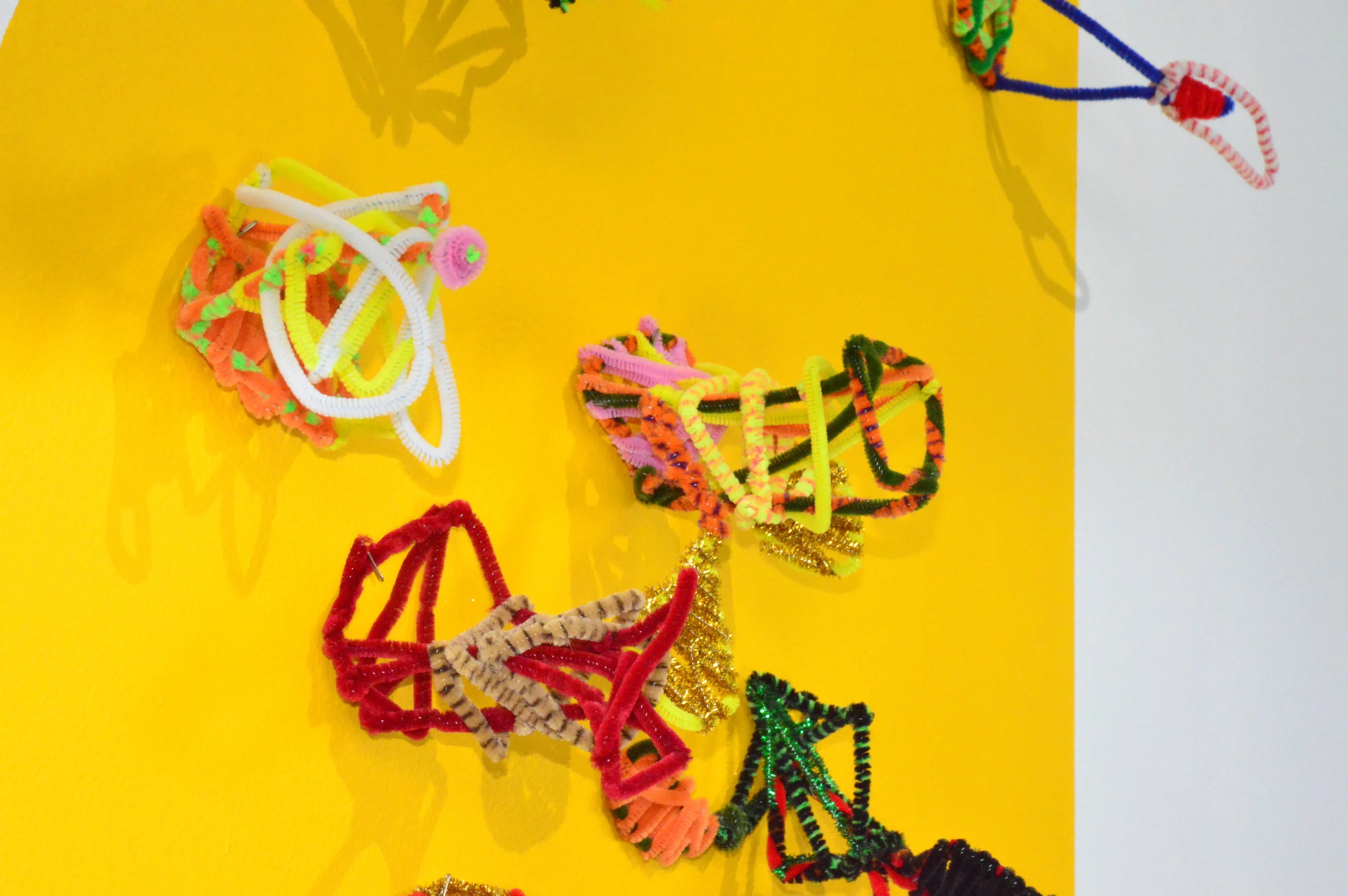   Transmitters (detail) . 2017. Pipe cleaners. Dimensions variable. 