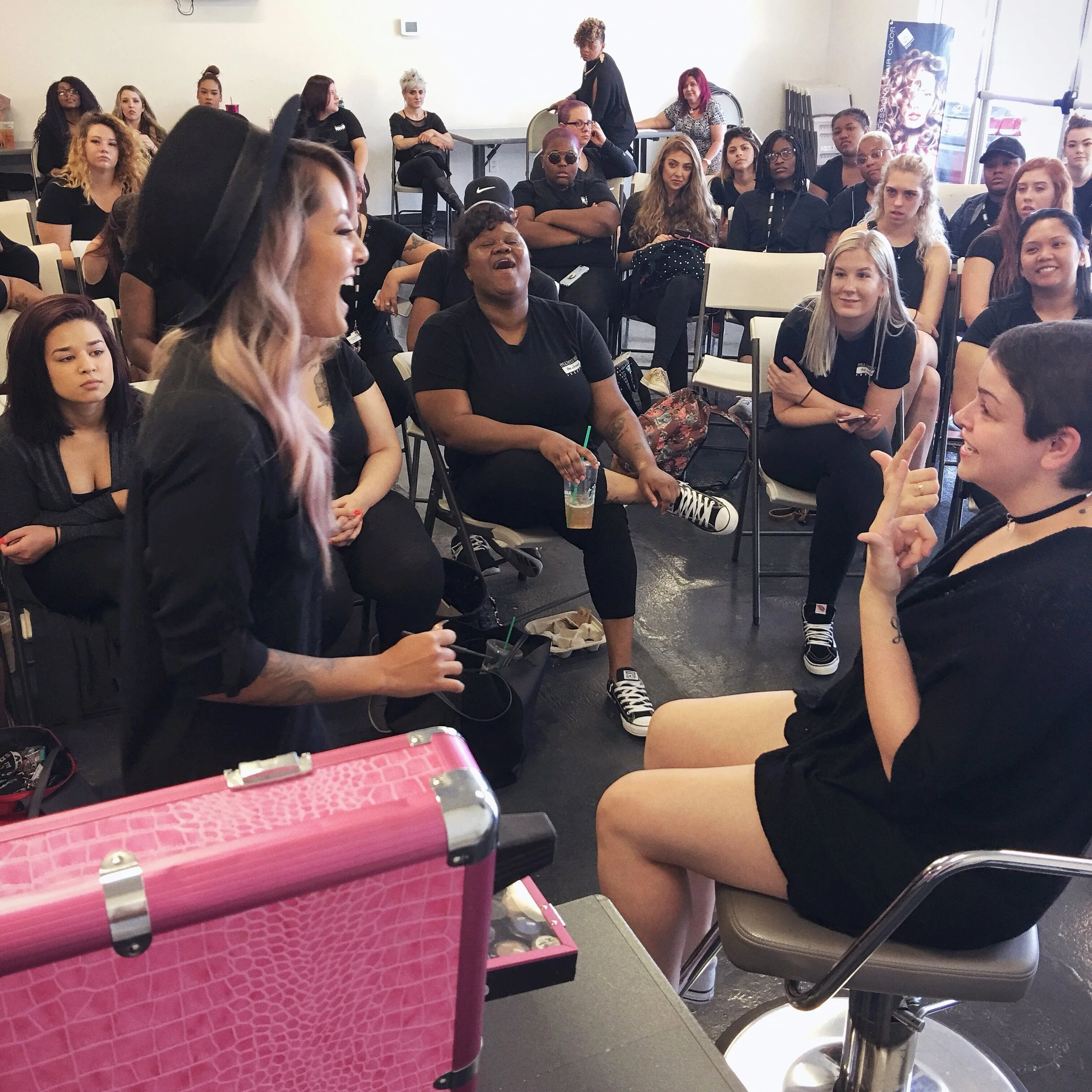 Teaching Classes At Paul Mitchell Jessup Emilyboulinhair