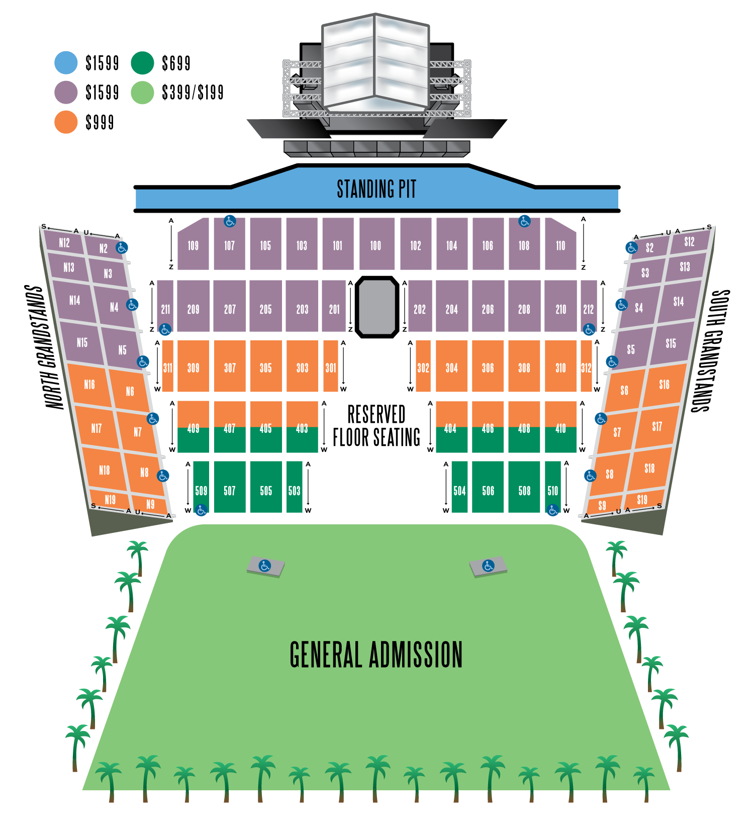 Stagecoach Seating Chart