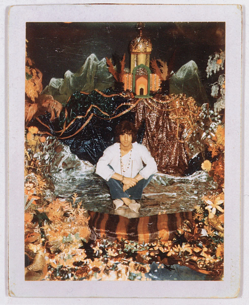 Michael Cooper on the set for  Their Satanic Majesties Request , 1967