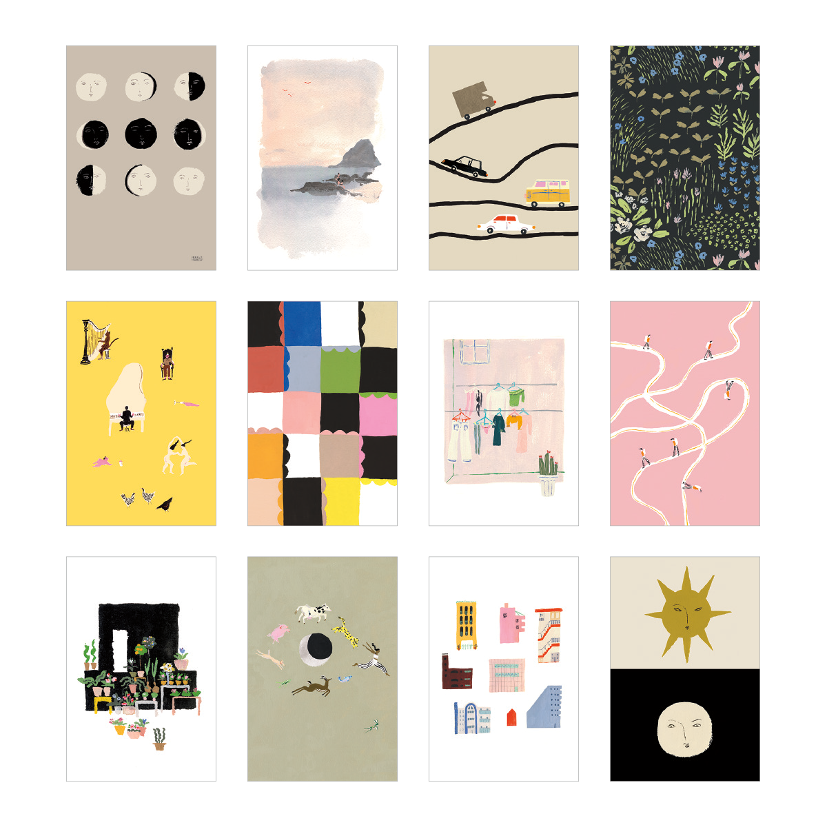 Postcard Calendar Seedlings