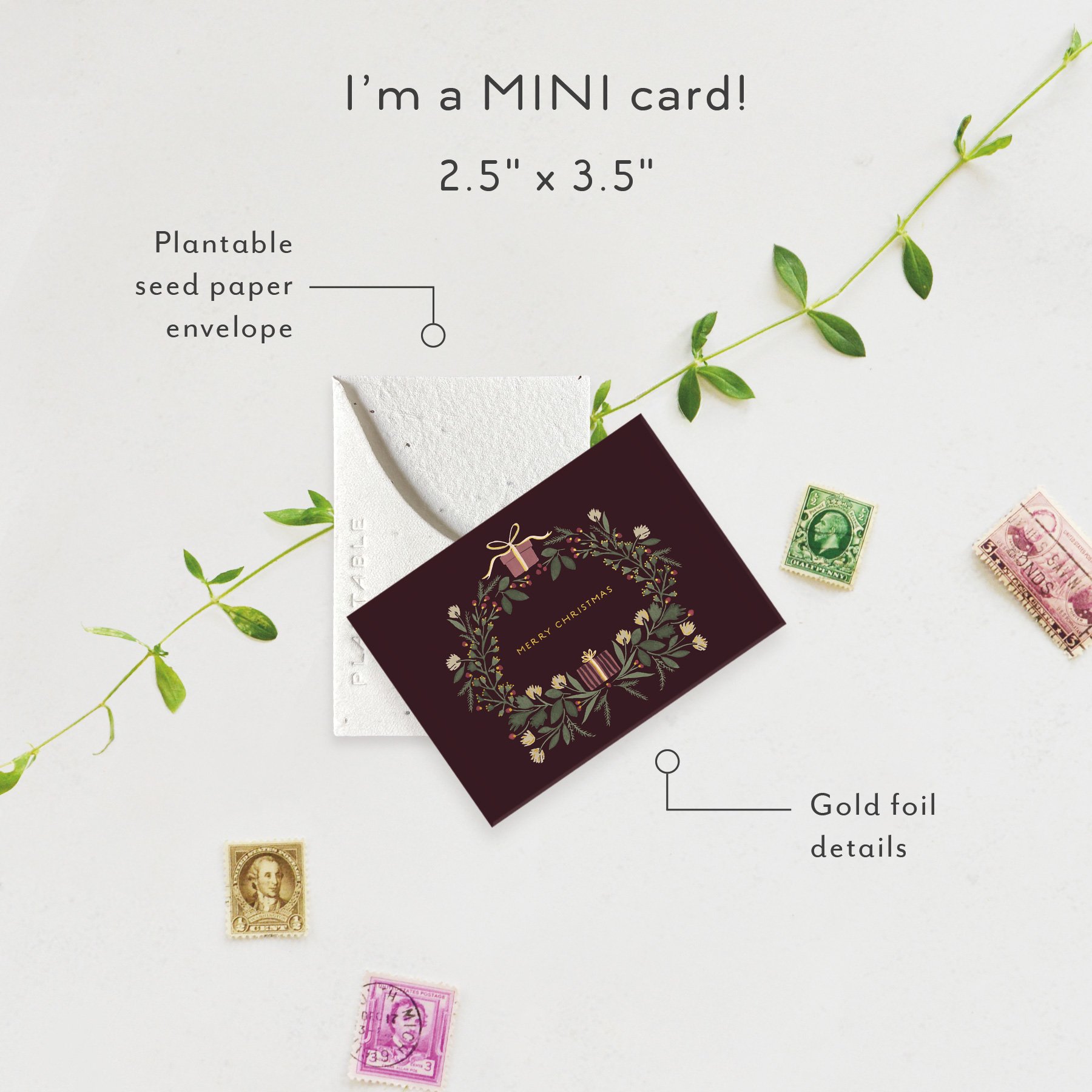 Christmas Wreath | Holiday Card | SPR98145 *NEW)