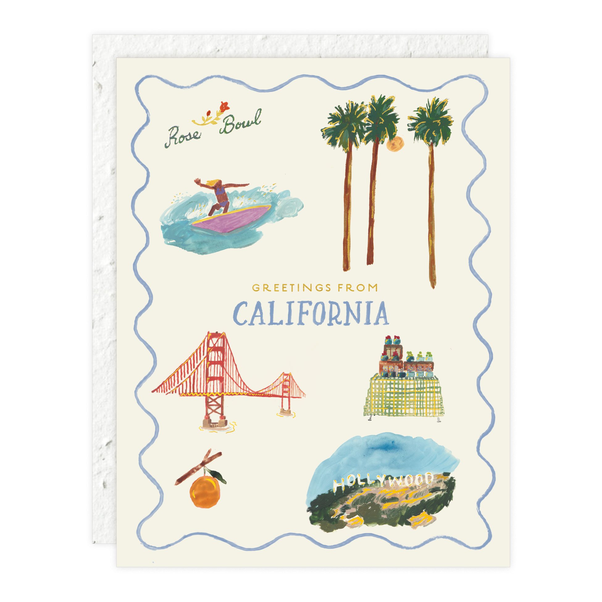California - Just to Say Hi Card | BOU117559