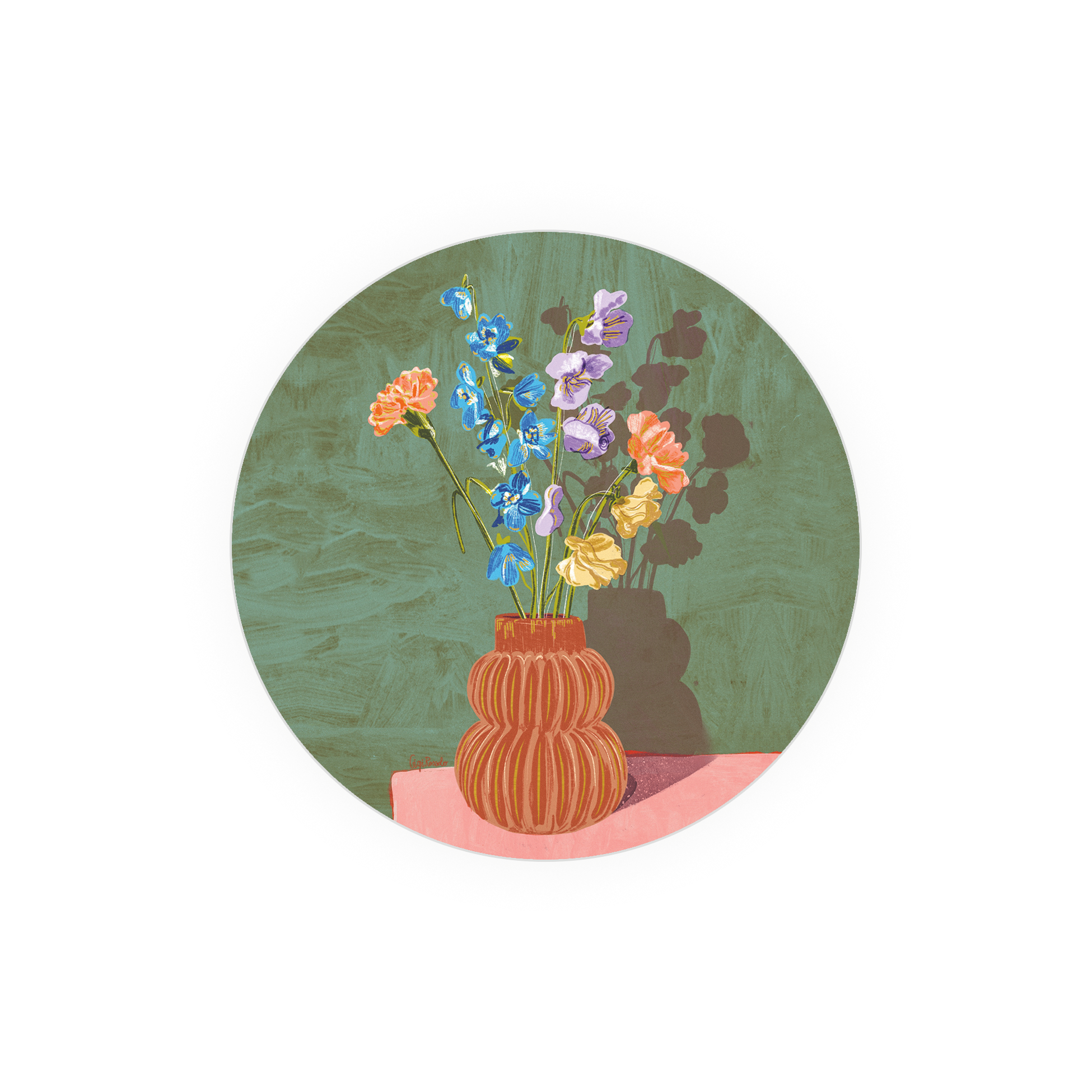 Sweet Days Vase Seedlings Coaster | SCO108307