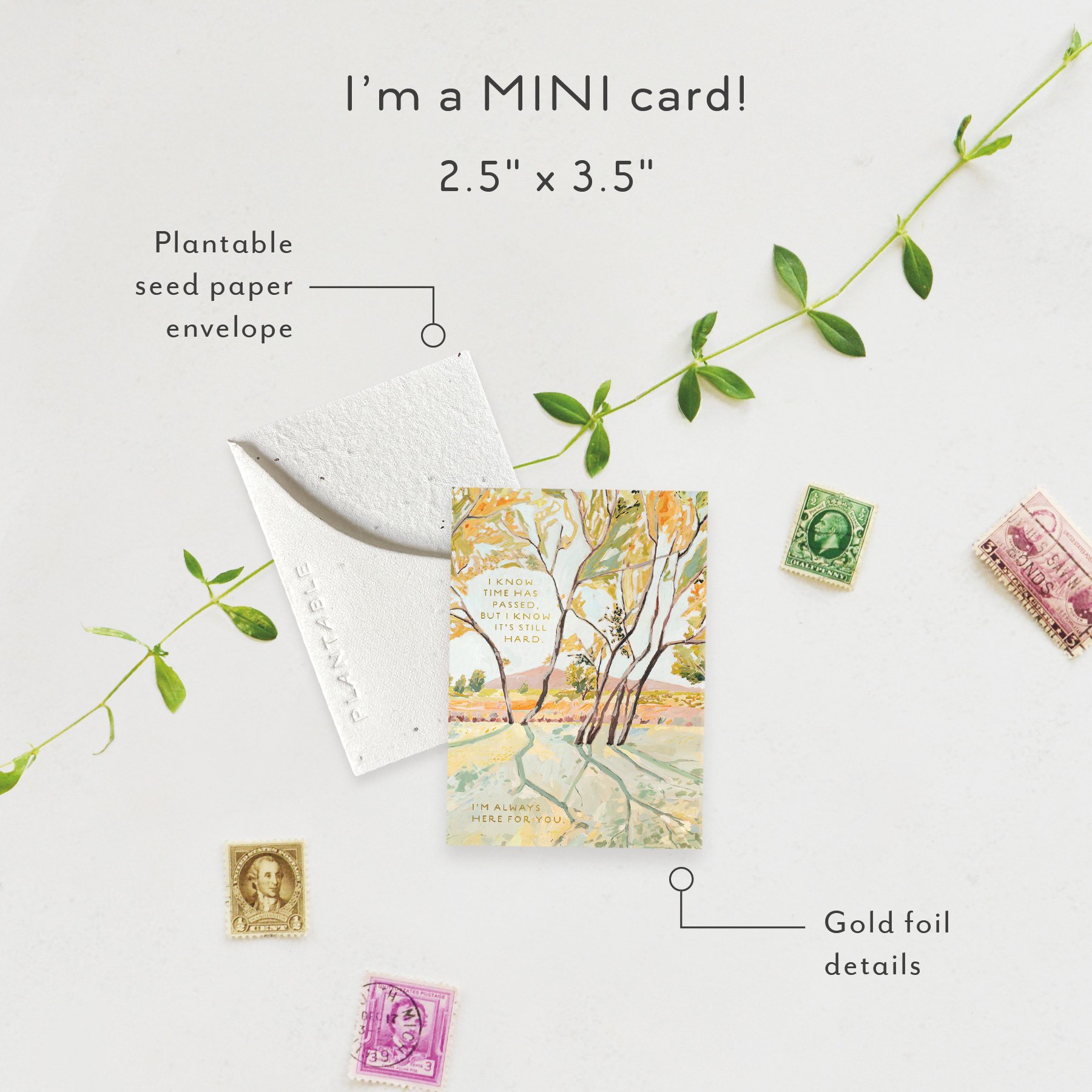 In the Shade Sprout | Mini Sympathy Card | SPR77069 *NEW