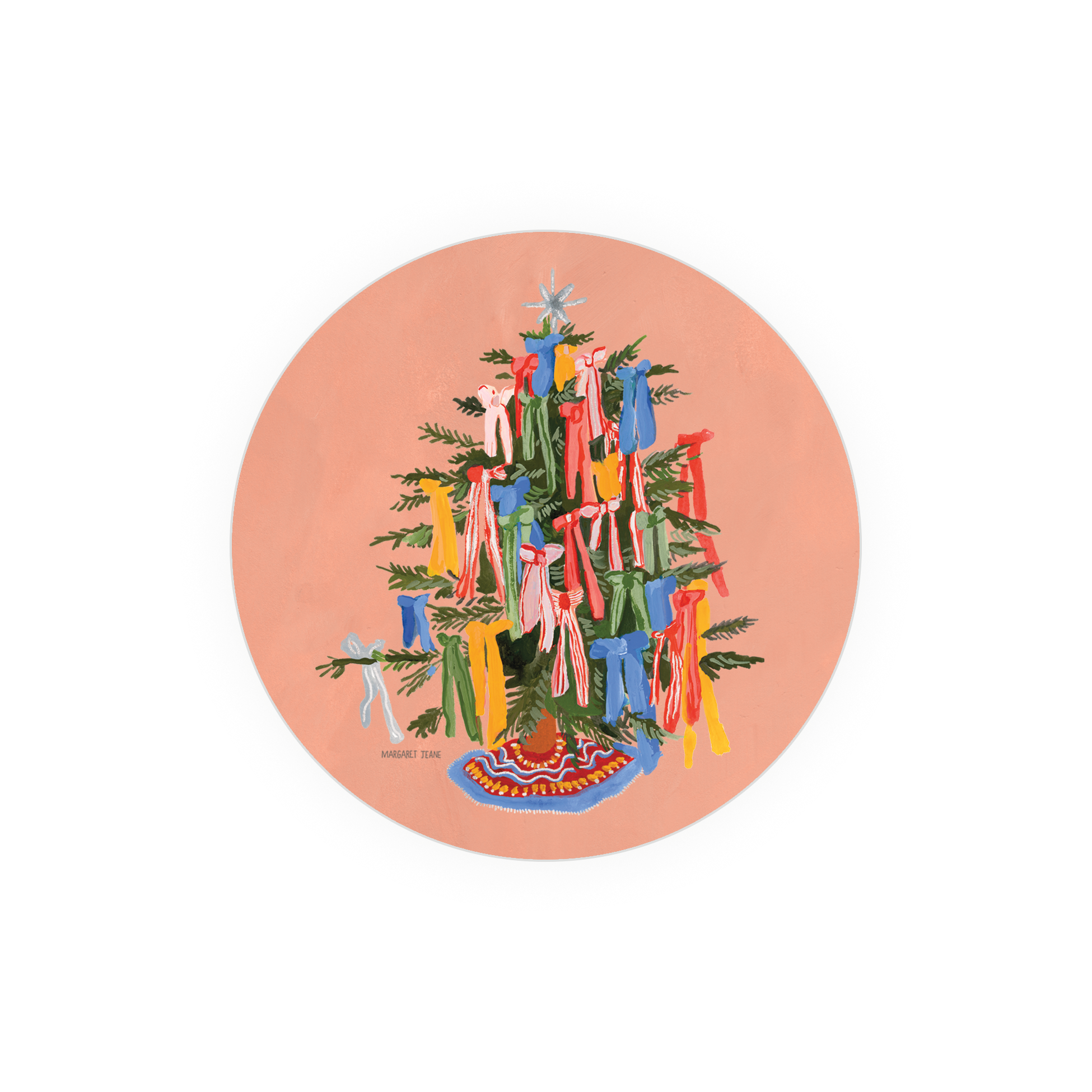 Christmas Bows Seedlings Coaster | SCO108319