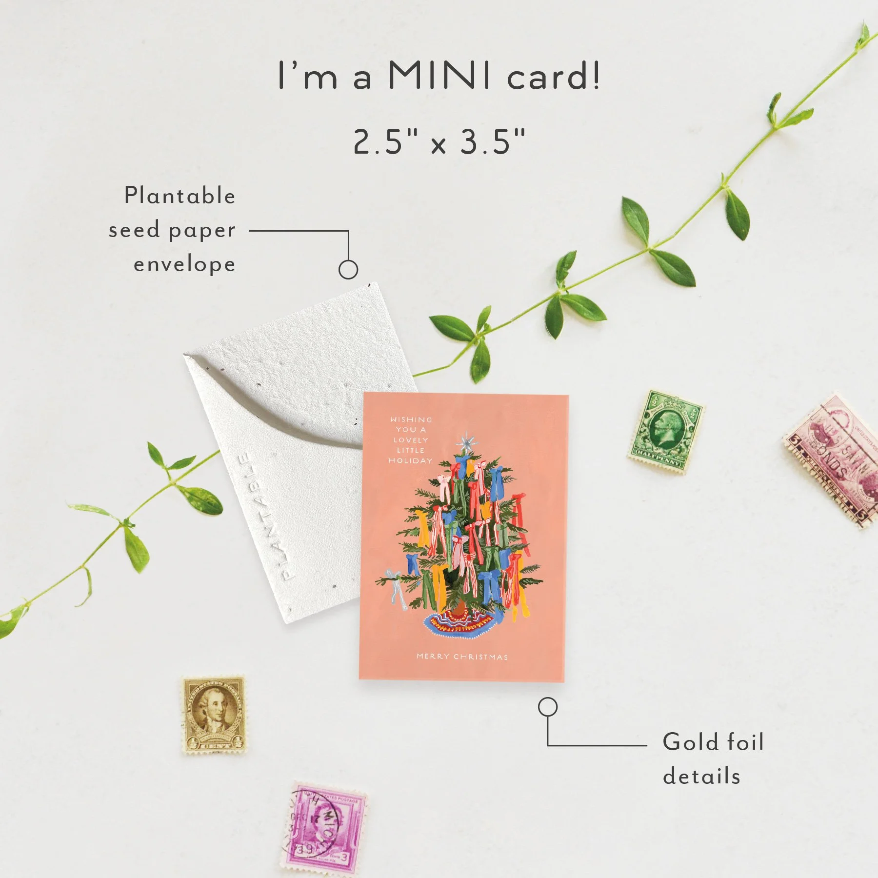 Christmas Bows | Holiday Card | SPR108319 *NEW