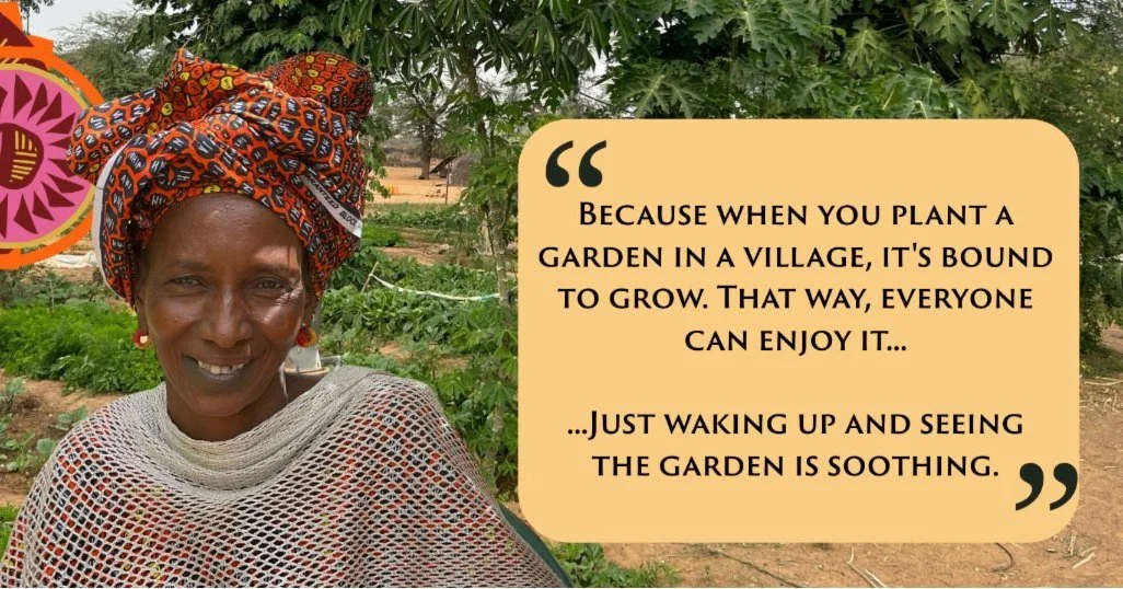 Recently  Dickel Sow, the Secretary General of the Mbantou Croissement Women&rsquo;s  Garden, shared with us the transformation she is seeing in her village as well as some of the unexpected perks women's cooperative gardens bring to communities.

&q