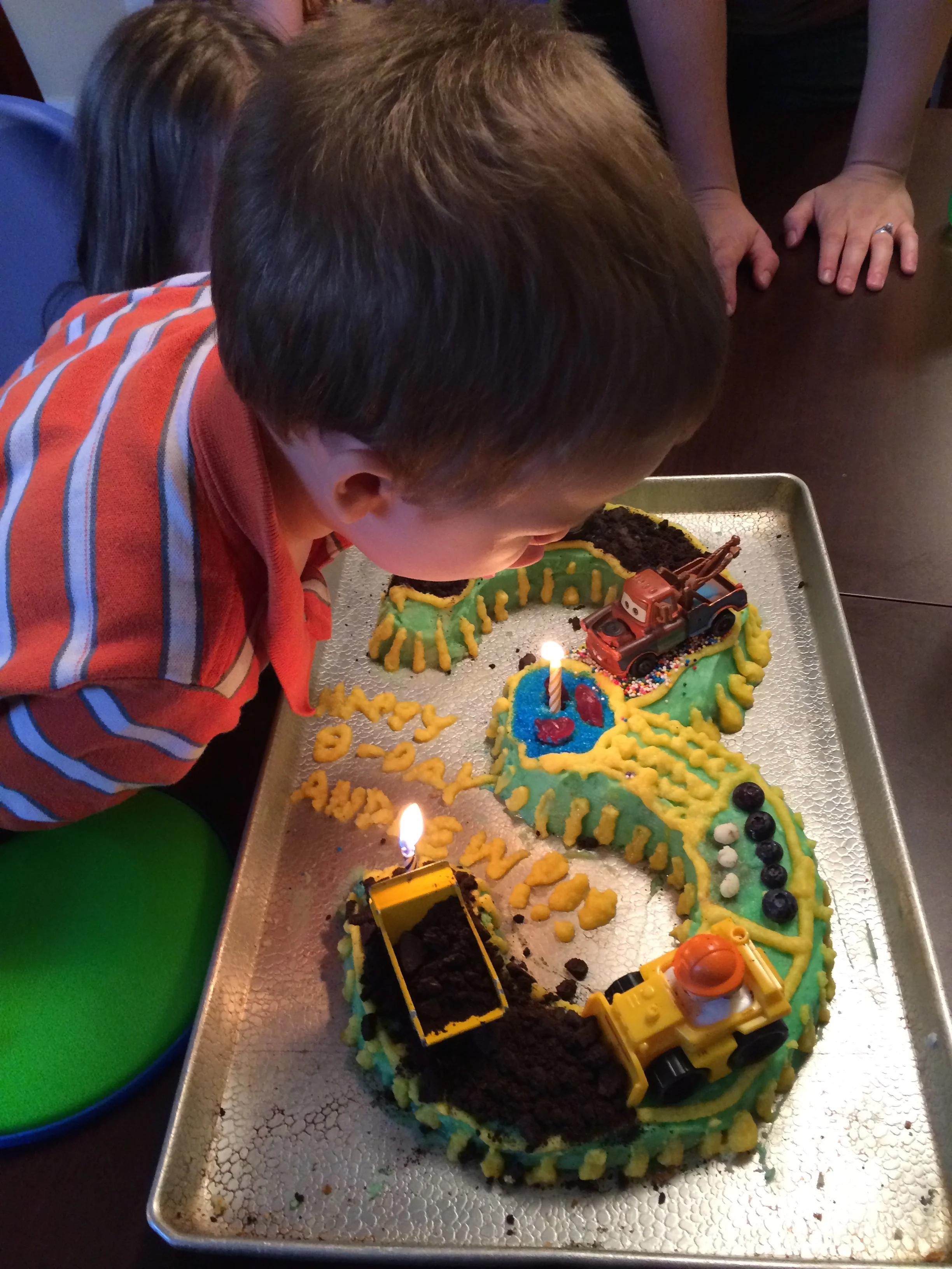 We celebrated his birthday early since it fell on a day that was during our trip and didn’t want to miss it.