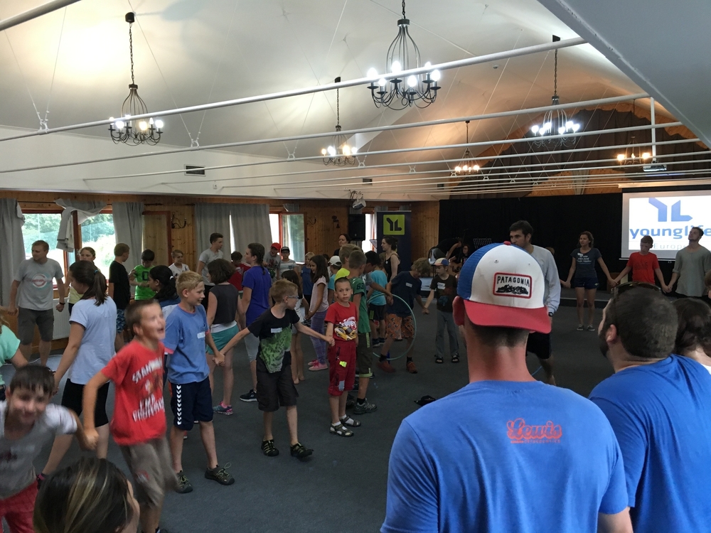 Camp games gave the kids an place to let loose and have fun. Then every evening it would quiet down for a lesson, where each night led up to the Gospel being made clear.  