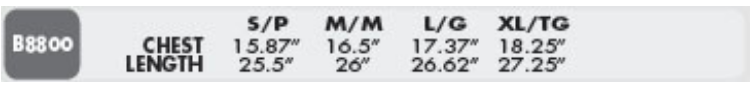 Sizing Info for the TANKS - please note this differs from the Sweatshirts.