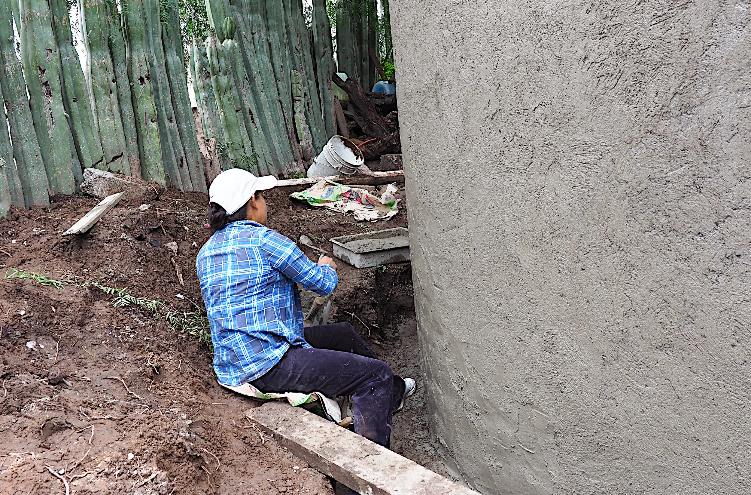 Las mujeres son quienes impulsan cada aspecto del proyecto, desde la organización hasta la construcción.